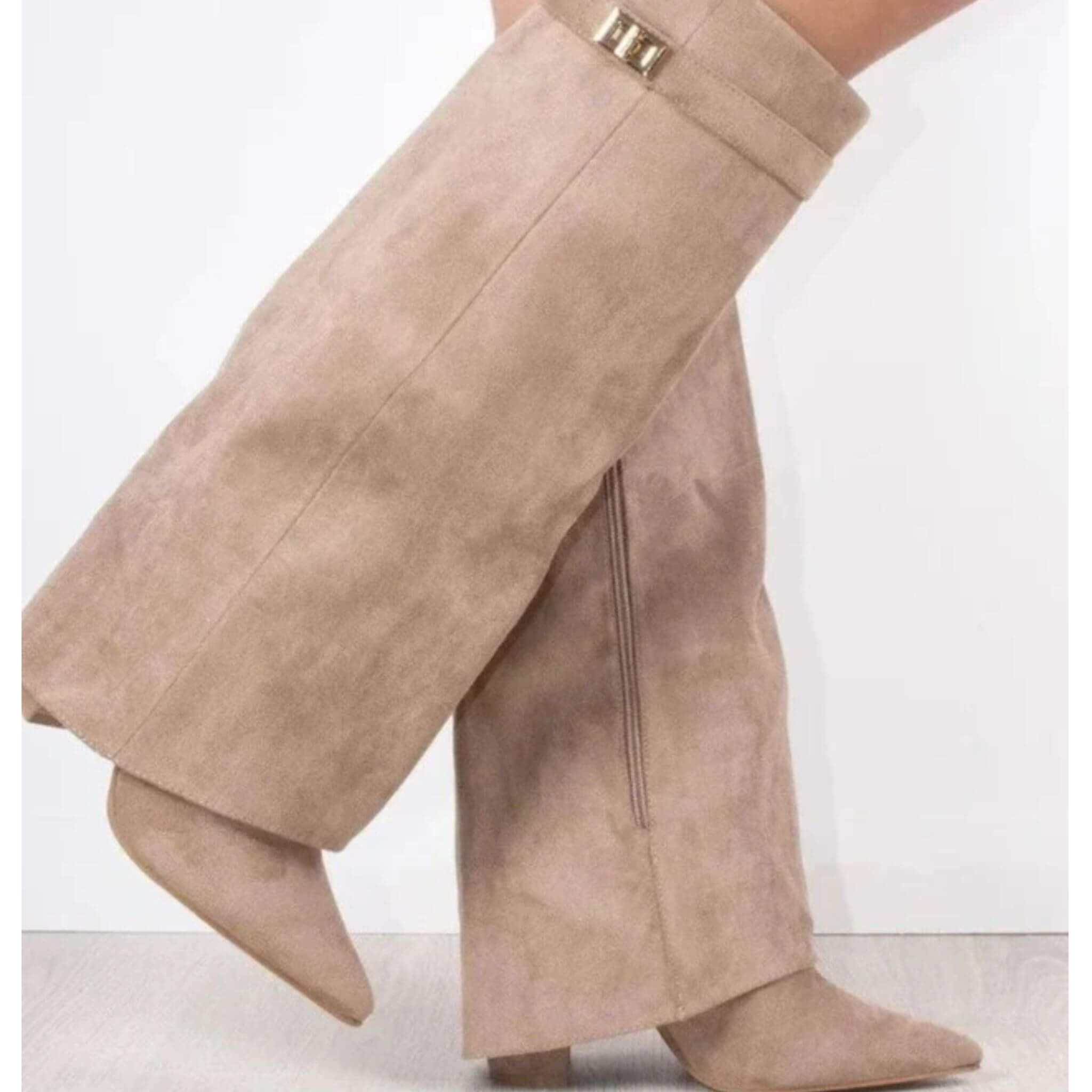 Charlotte boots Boots By Olivia - Beige