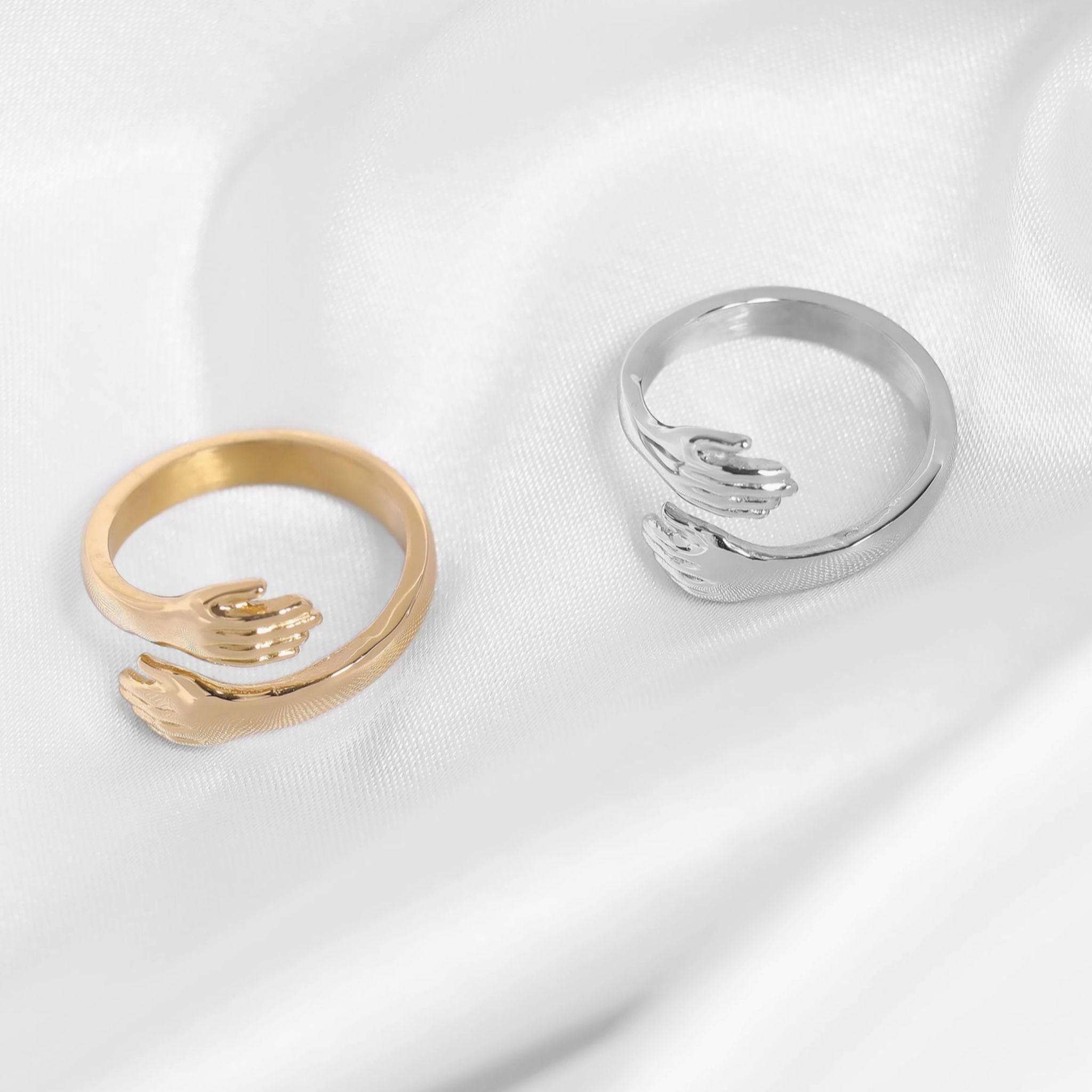 Hug Ring - Gold and Silver
