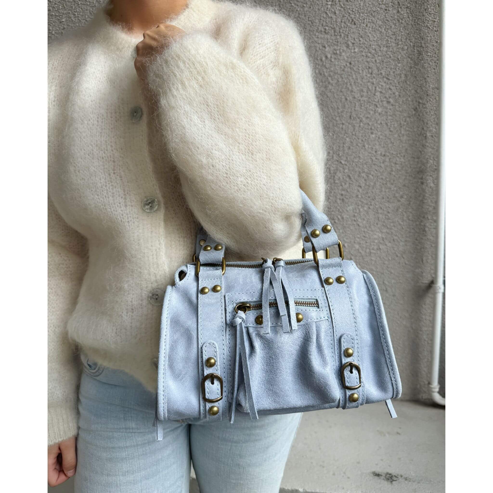 Estelle mini Bag By Olivia - Baby blue