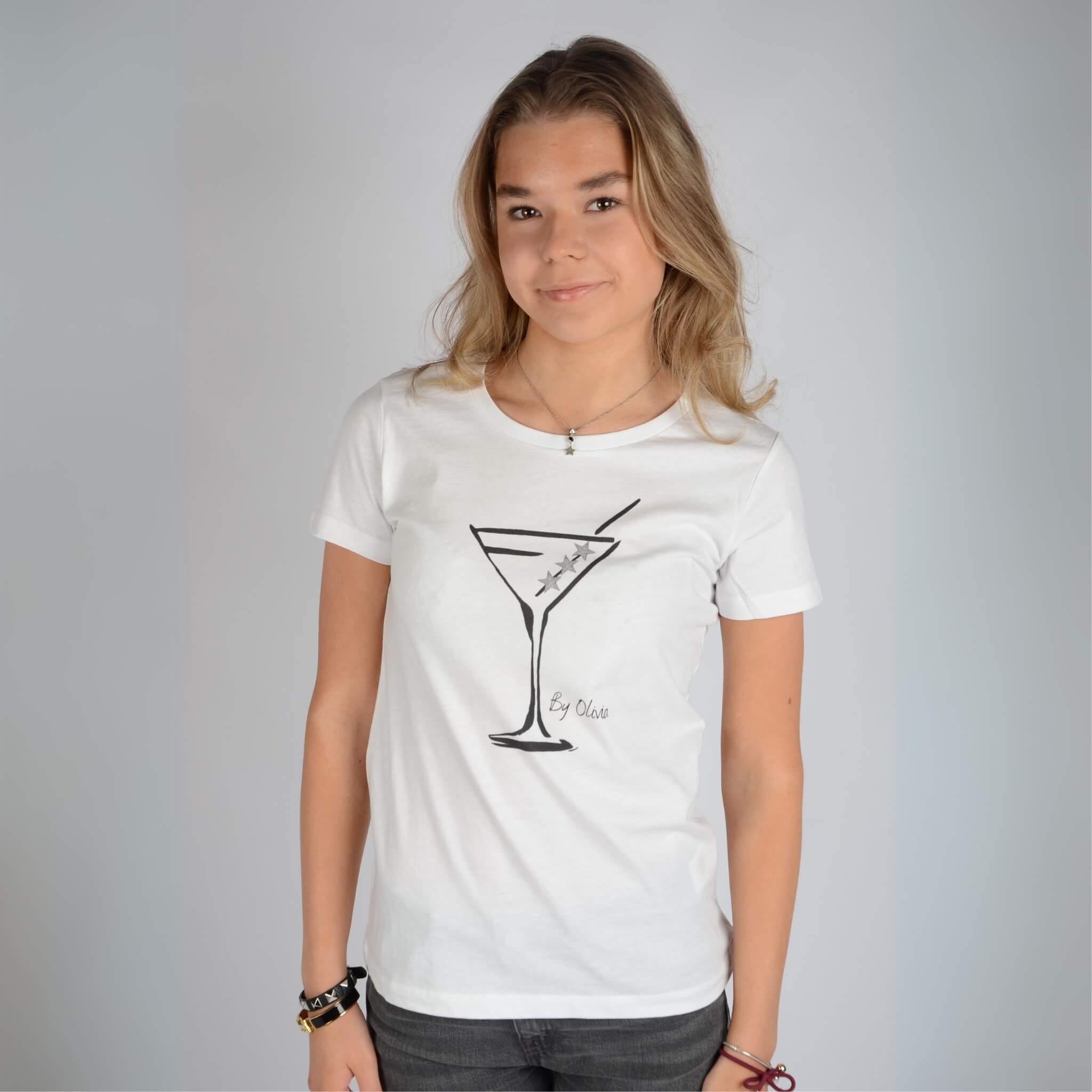 STARTINI T-shirt By Olivia - White