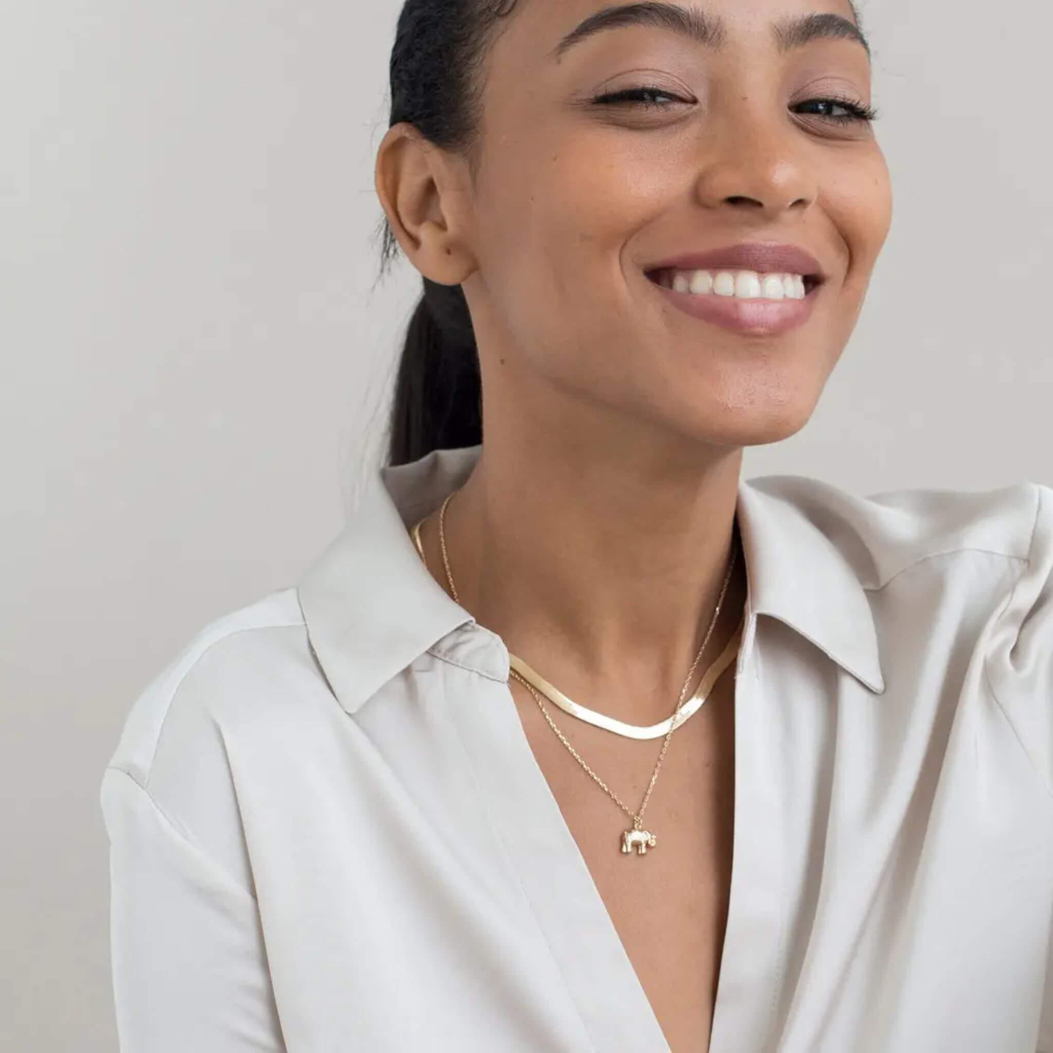 Lucky elephant Necklace By Olivia