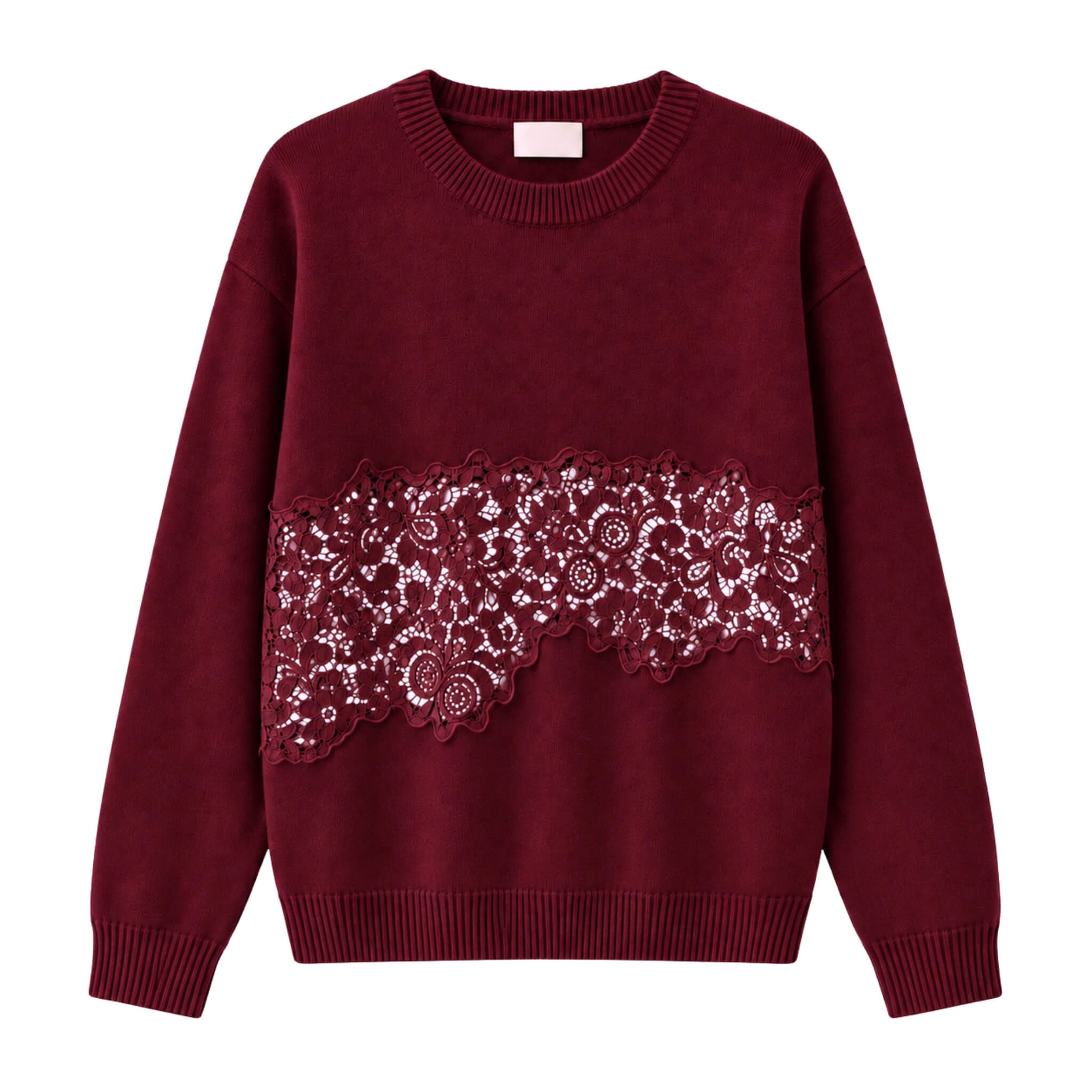 Lucie sweater By Olivia - Burgundy