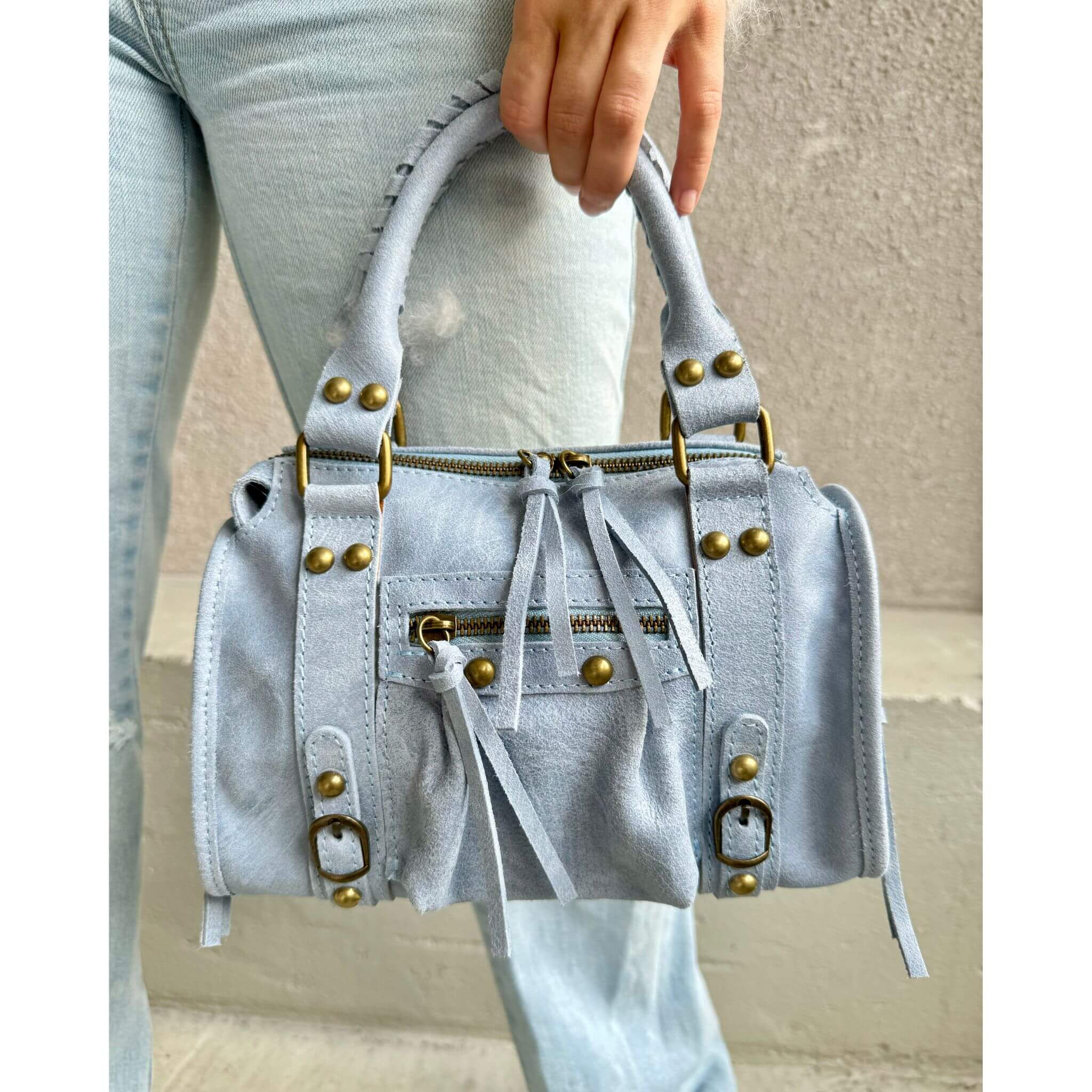 Estelle mini Bag By Olivia - Baby blue