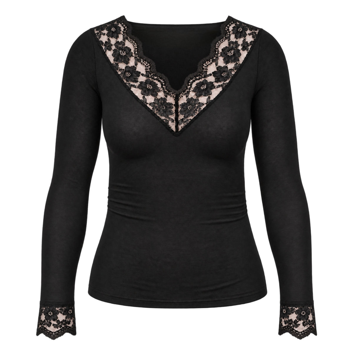 Ellie lace cashmere top By Olivia