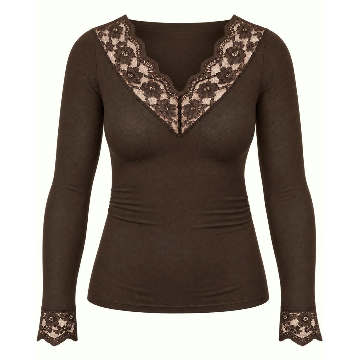Ellie lace cashmere top By Olivia