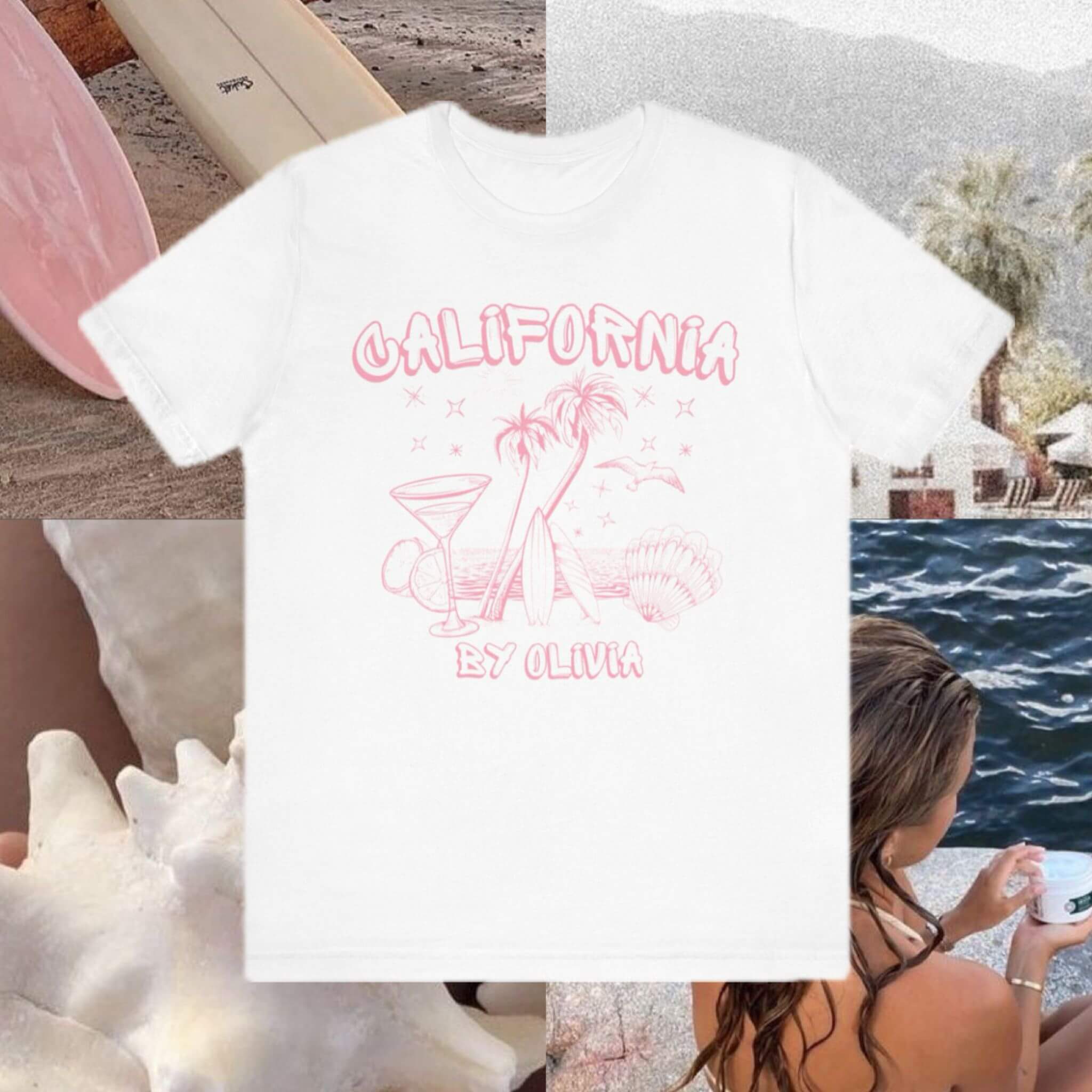 California Love Oversized T-shirt By Olivia