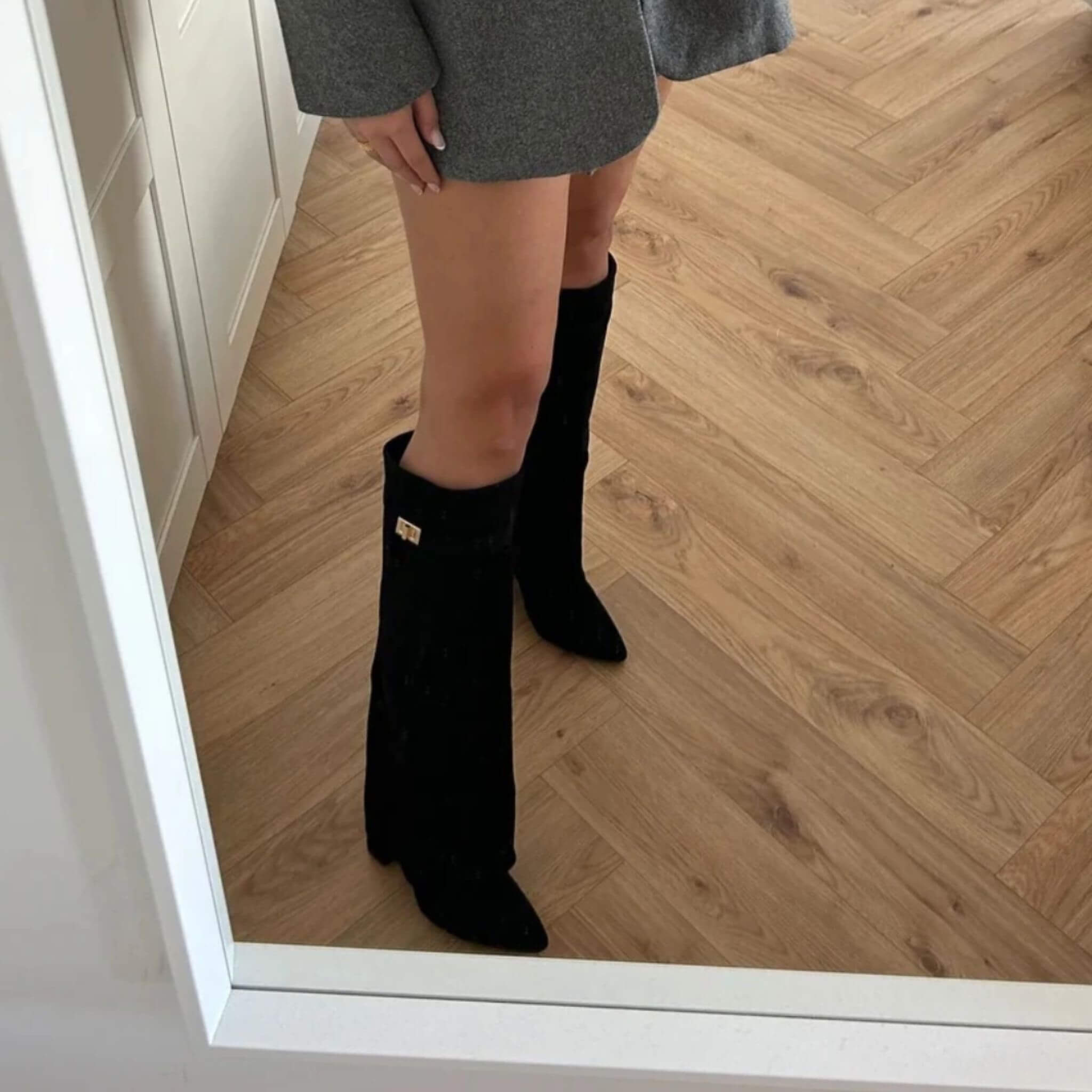 Charlotte boots Boots By Olivia - Black