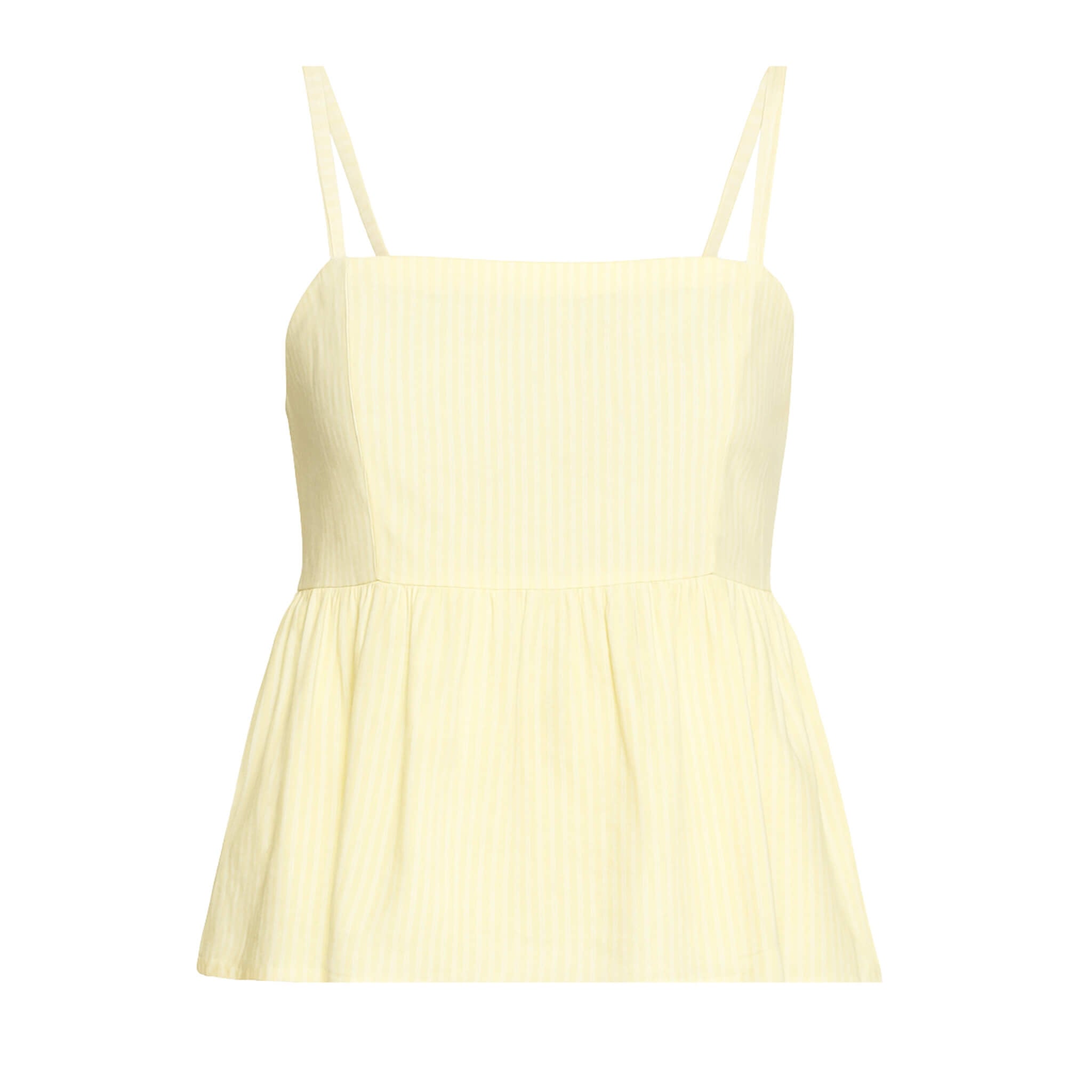 Sabrina Linen top - Yellow