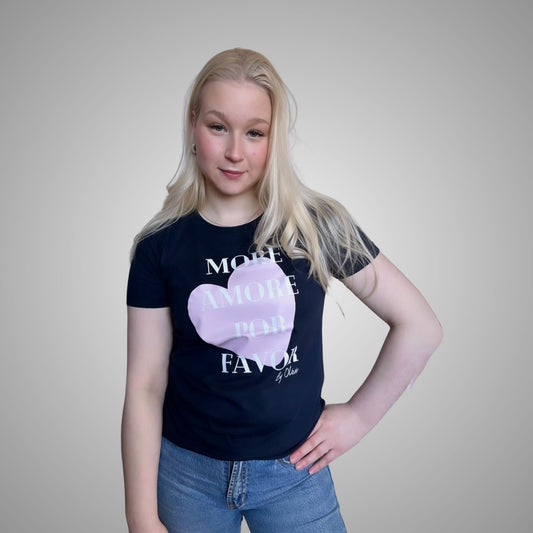 Amore T-shirt By Olivia Navy