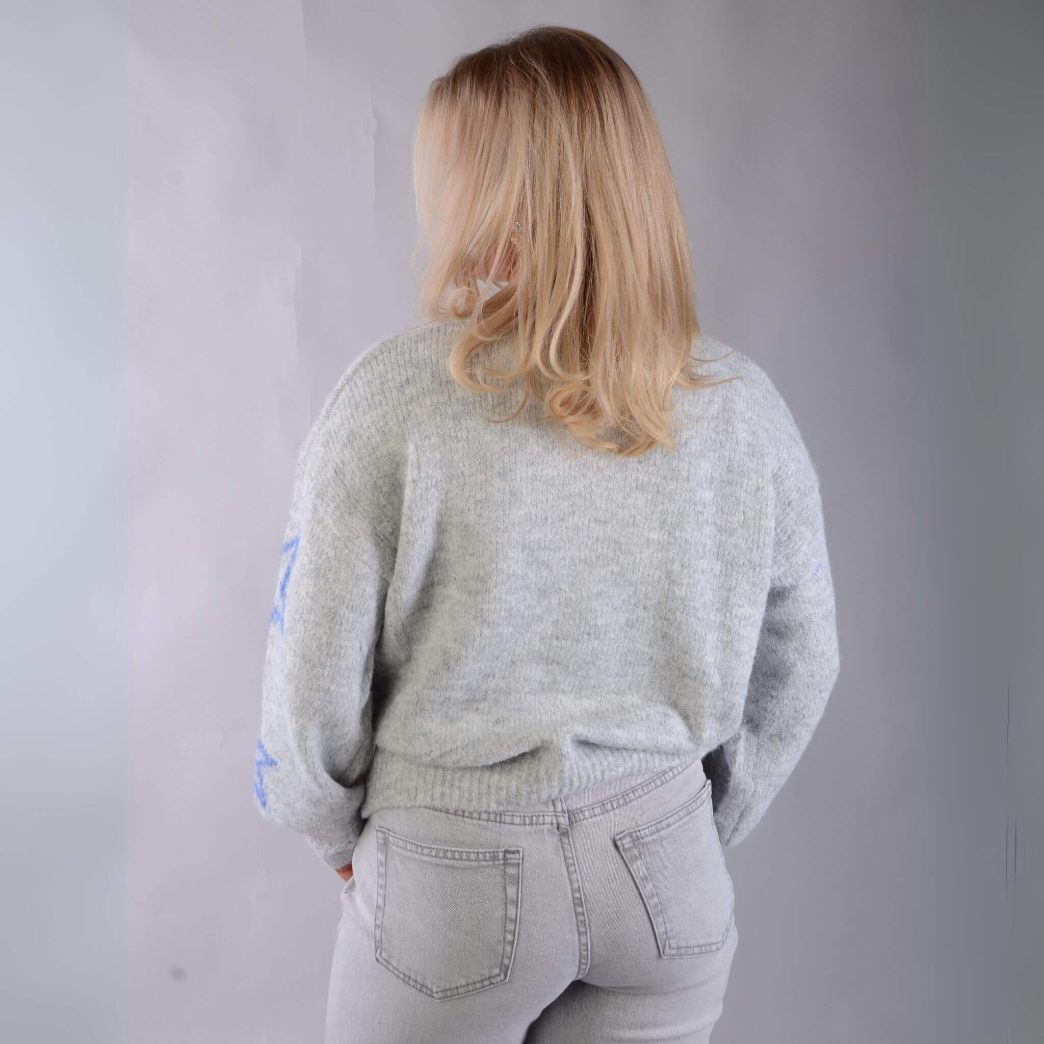Star knitted sweater