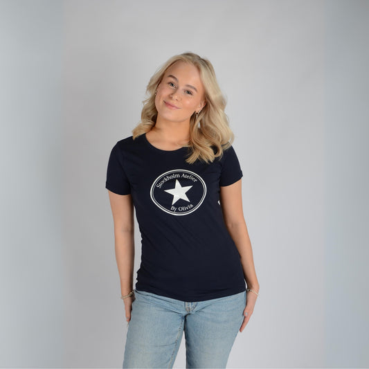 Glitter Stockholm Atelier T-shirt Navy
