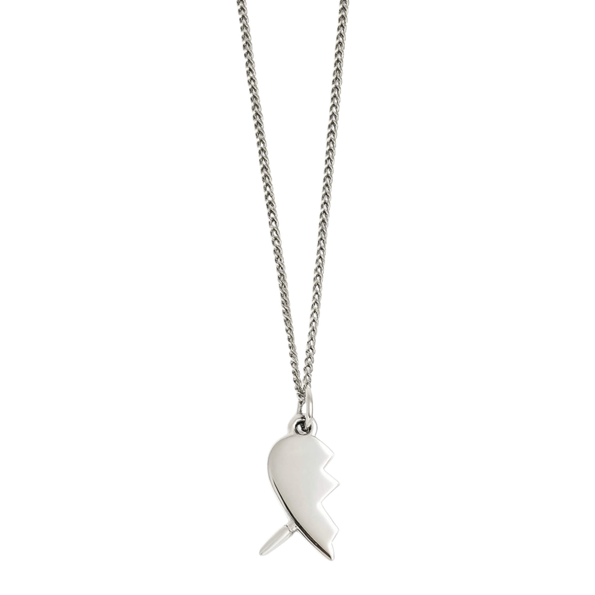 Half Heart Necklace By Olivia