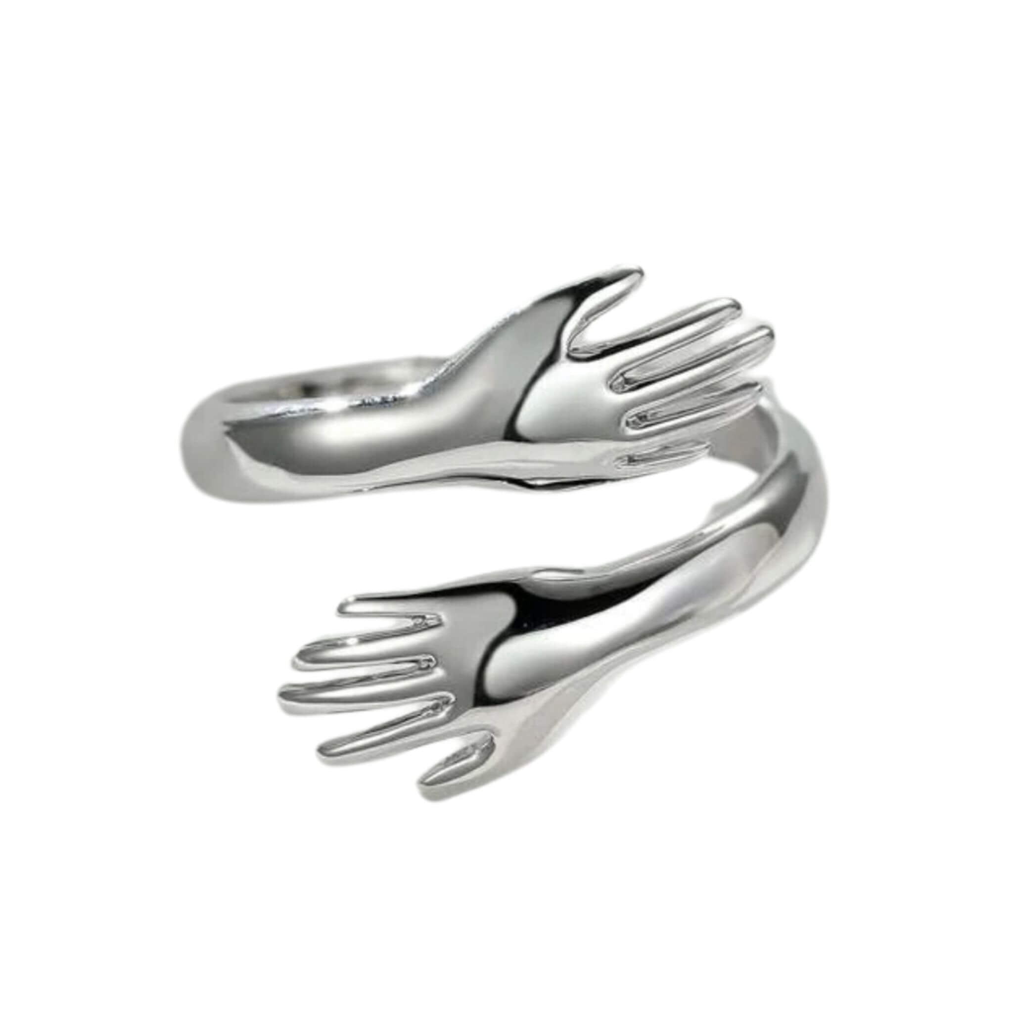 Hug Ring By Olivia - Silver