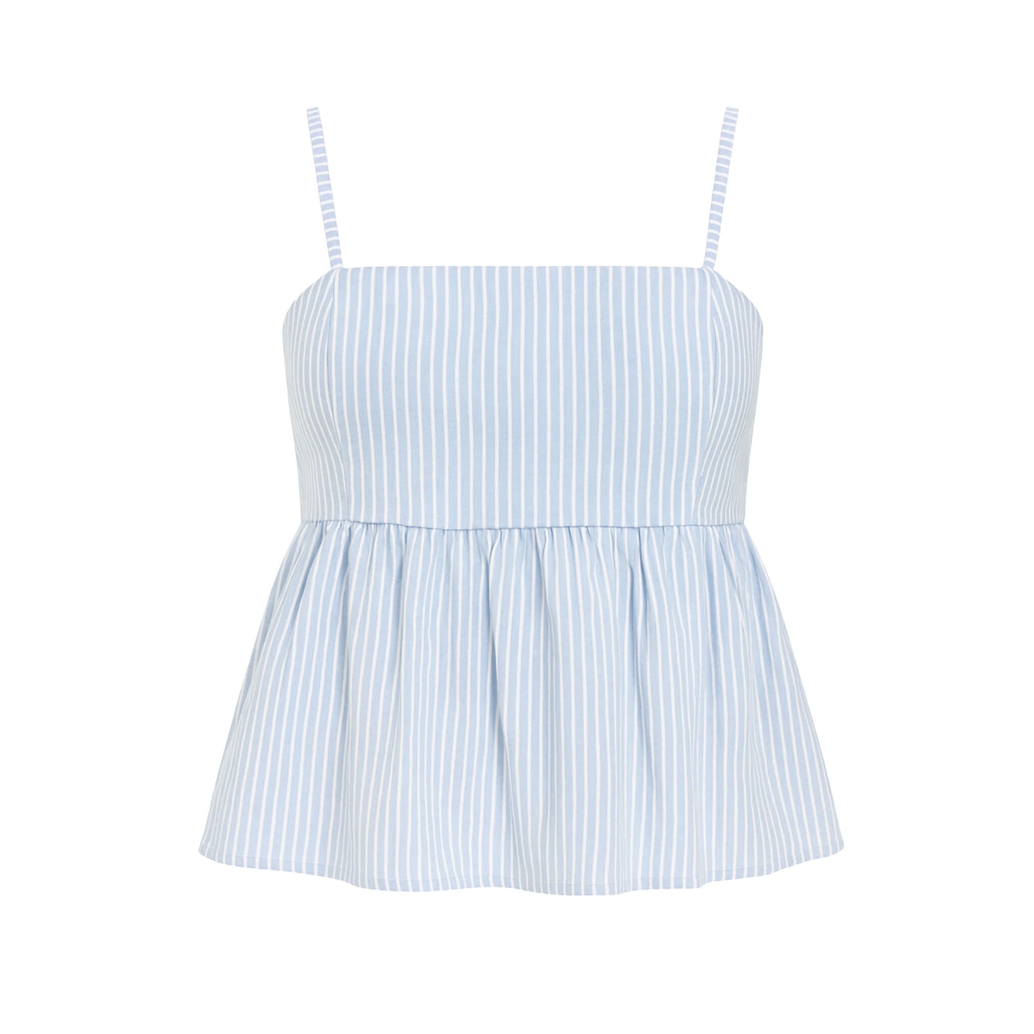 Sabrina Linen top - Blue