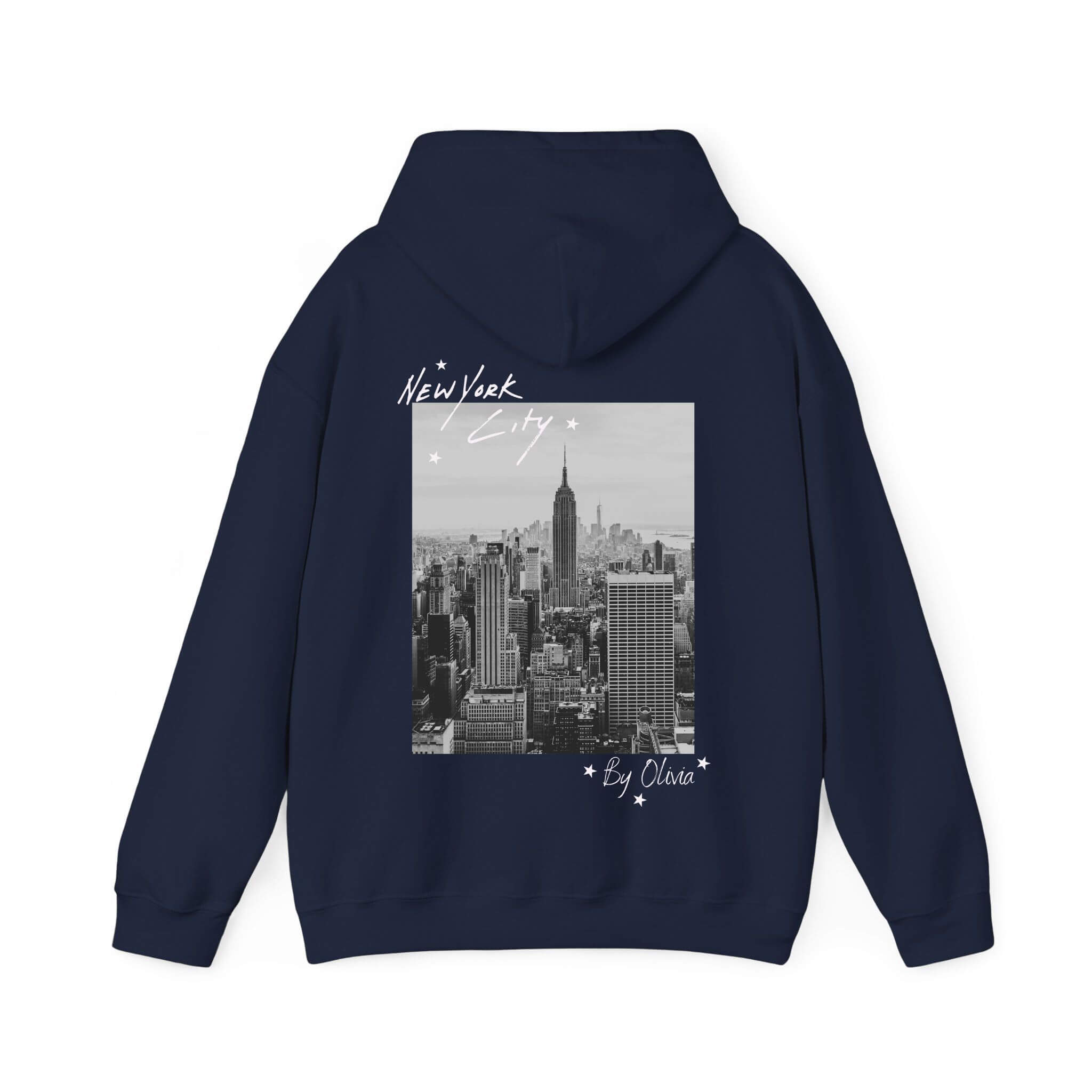 NYC Hoodie By Olivia Navy
