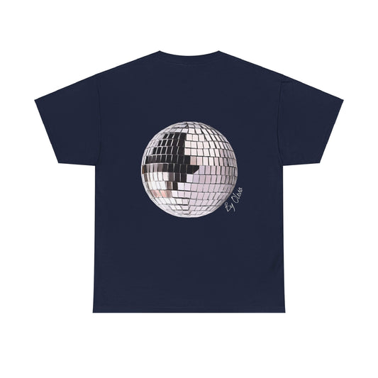 Oversized Disco T-shirt By Olivia Navy
