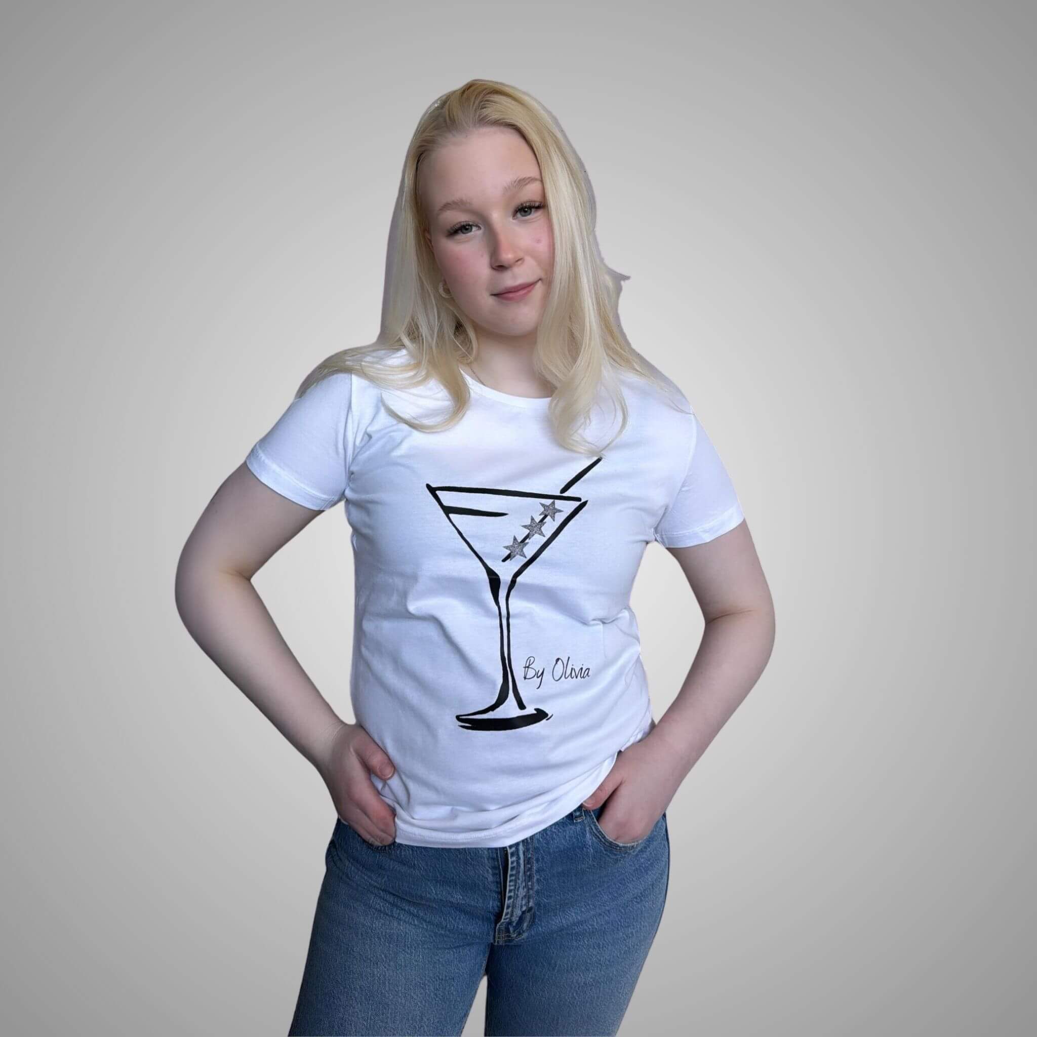 STARTINI T-shirt By Olivia - White