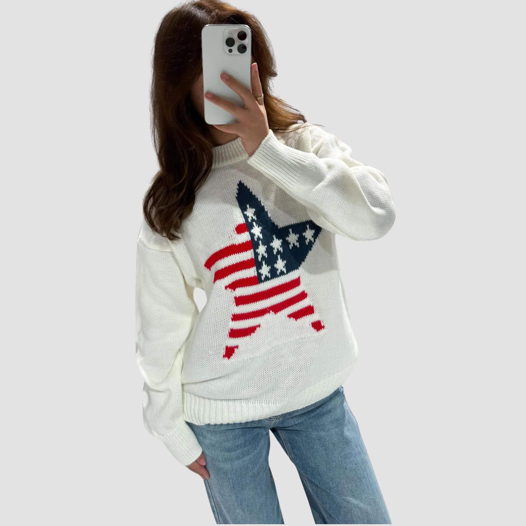 Brandy melville star sweater hotsell