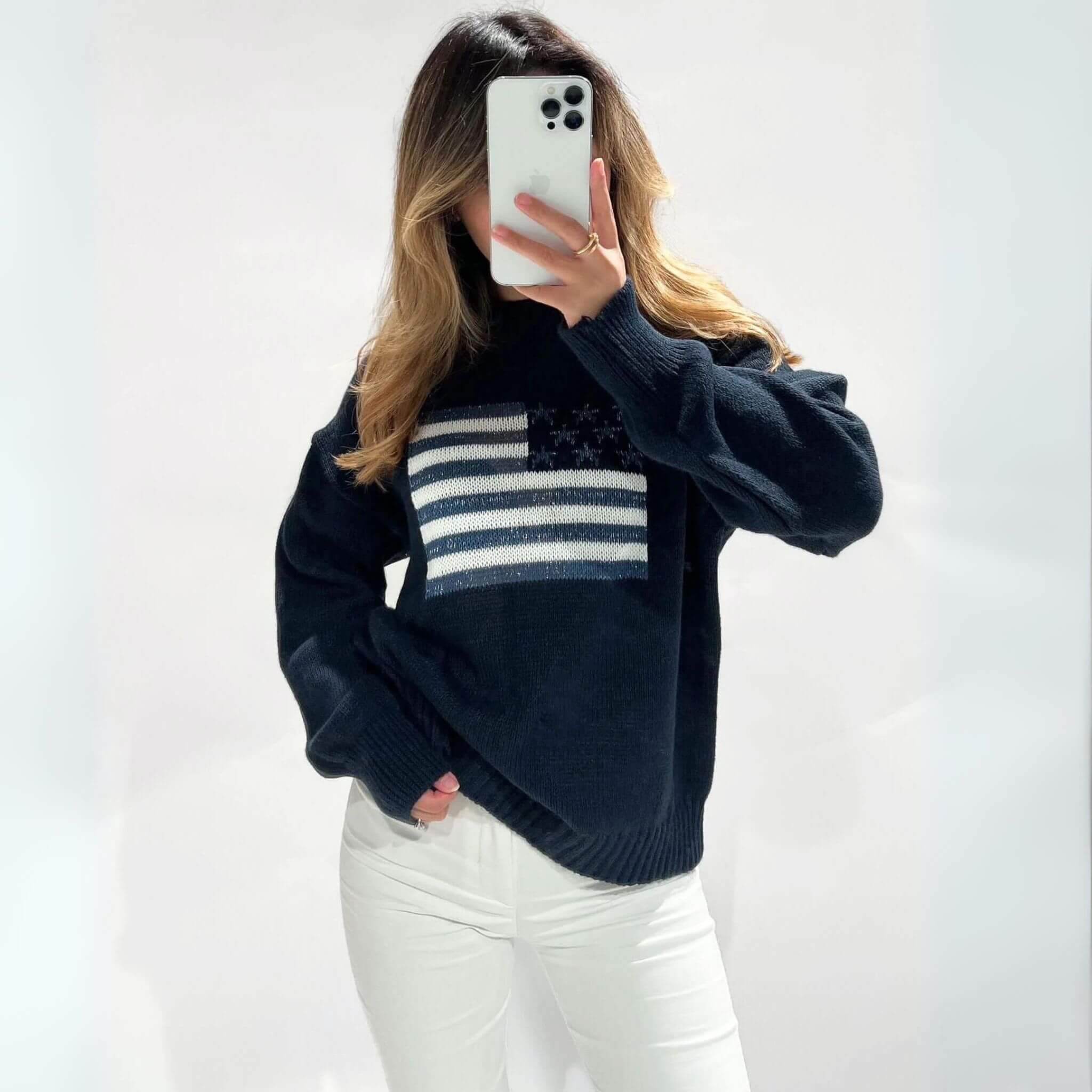 USA Sweater By Olivia