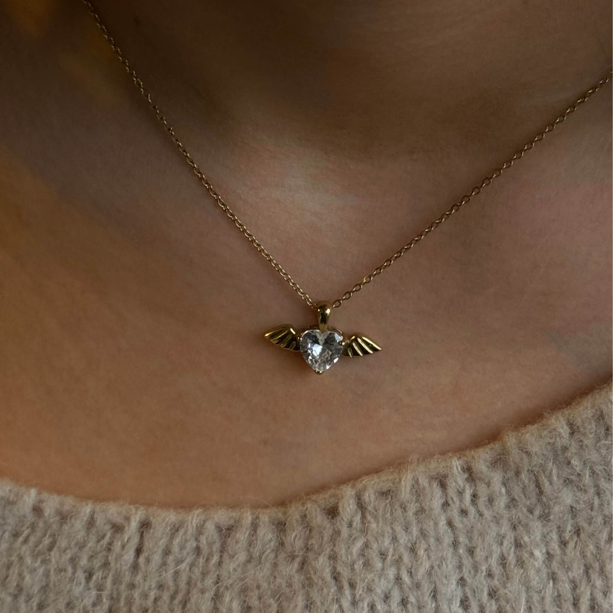 Angel Heart Necklace By Olivia