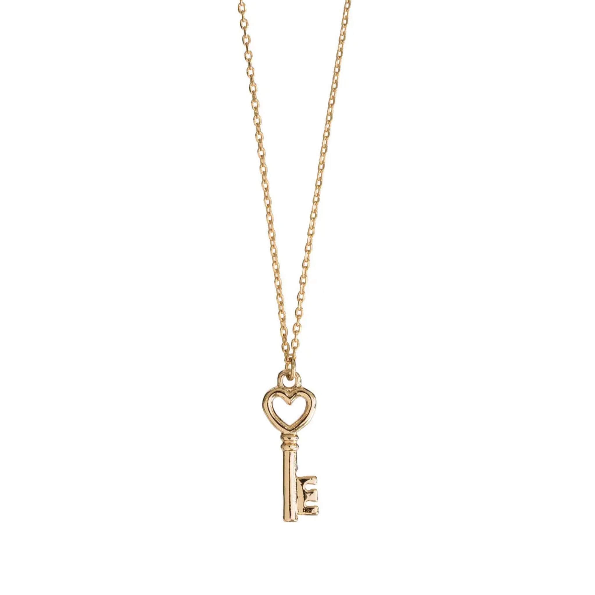 Key Necklace Gold - By Olivia
