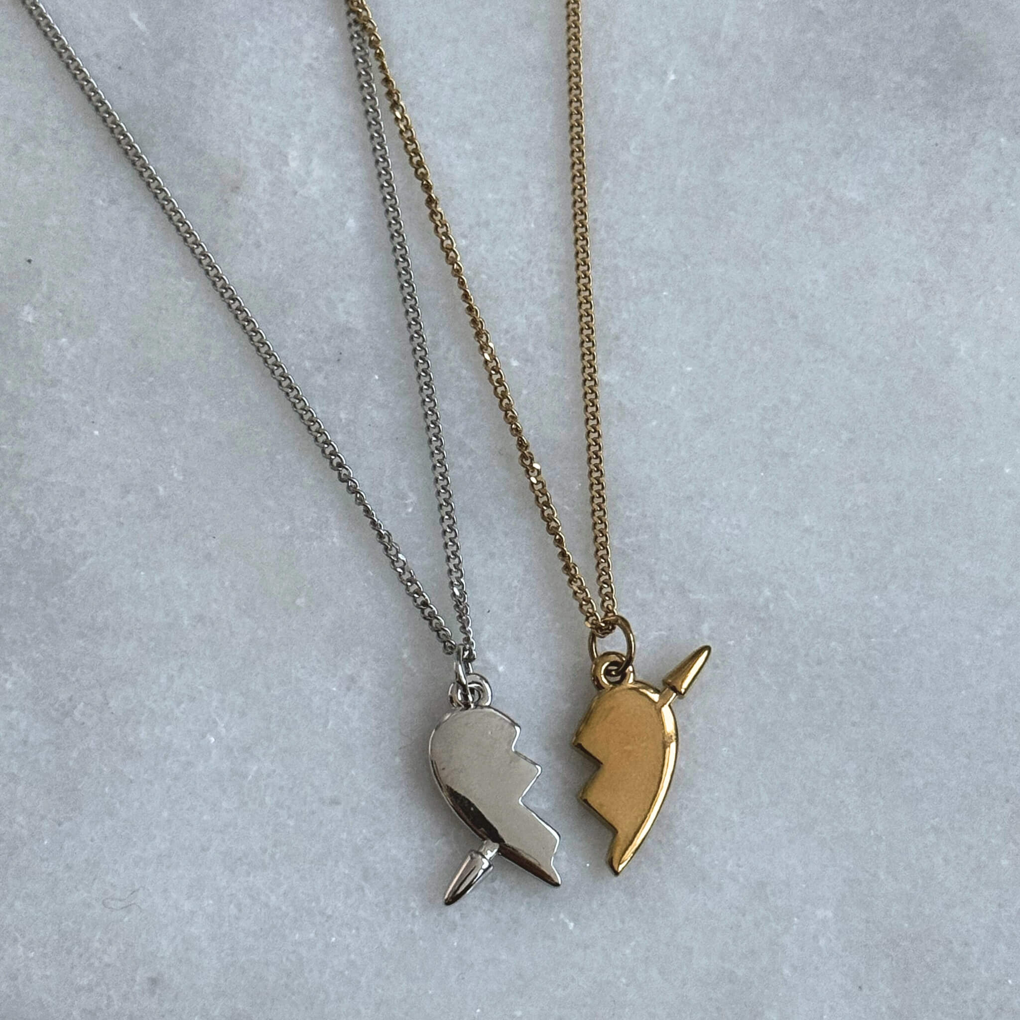 Hearts Necklace Set By Olivia