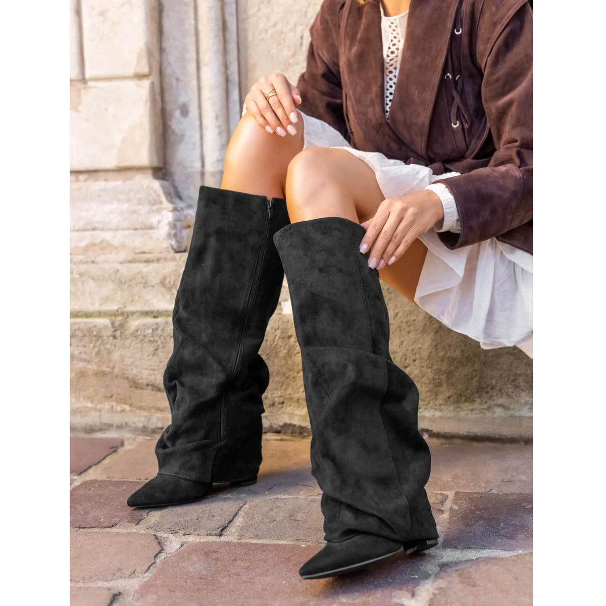 Ines Boots By Olivia - Black