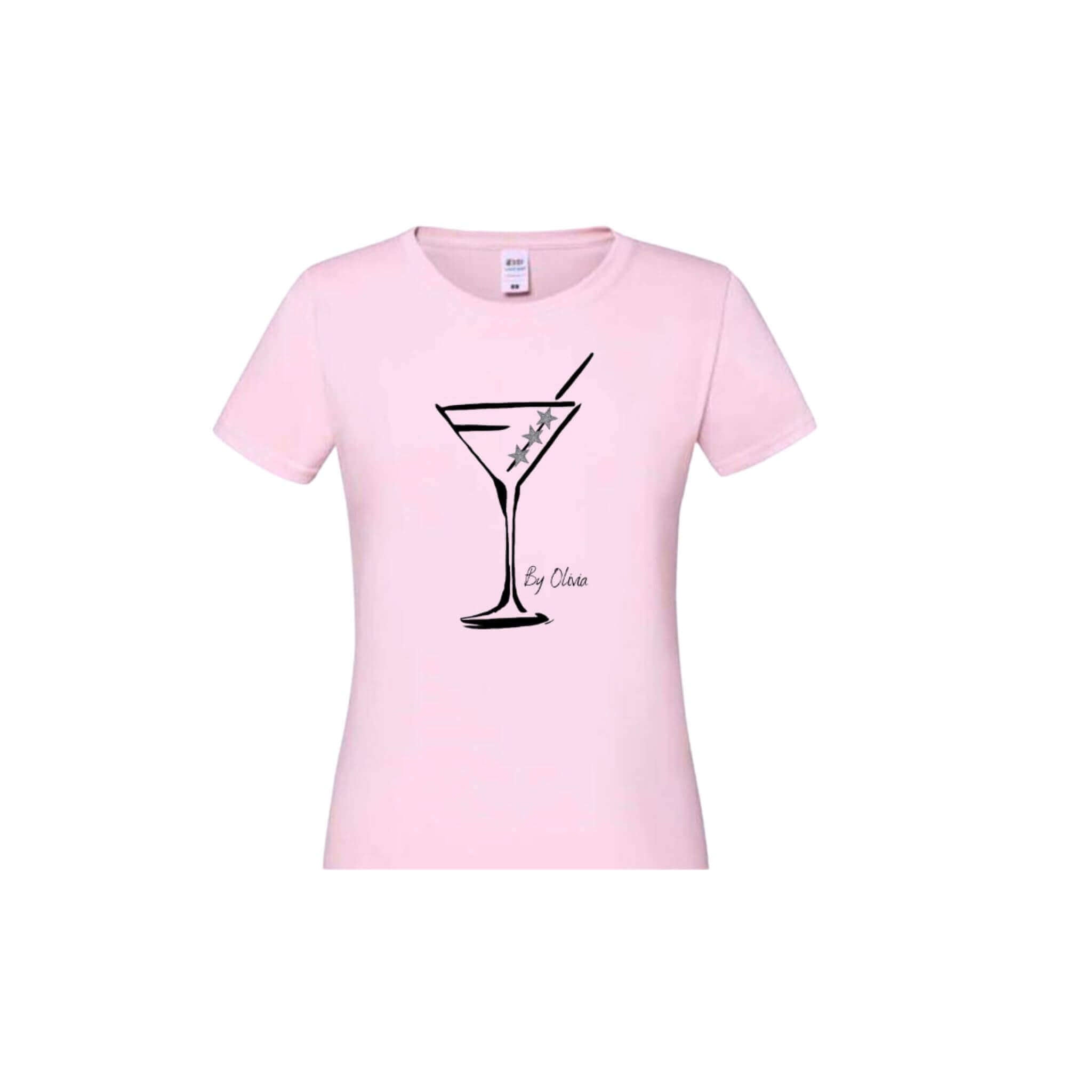 STARTINI T-shirt By Olivia - Baby pink