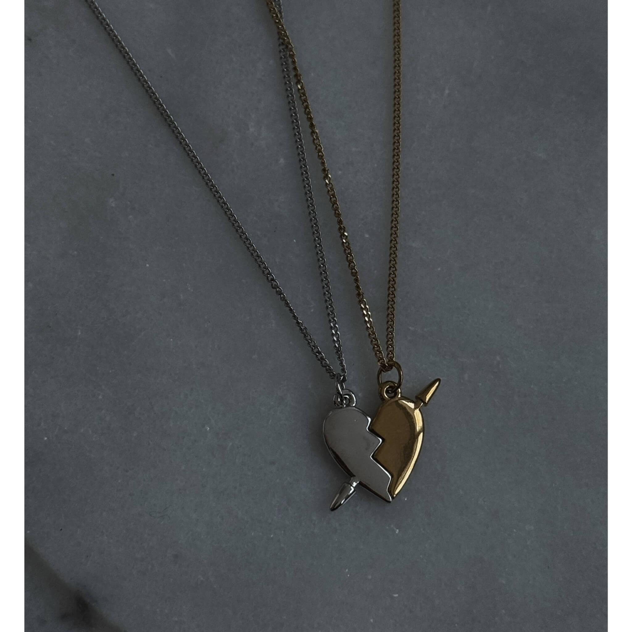 Hearts Necklace Set By Olivia