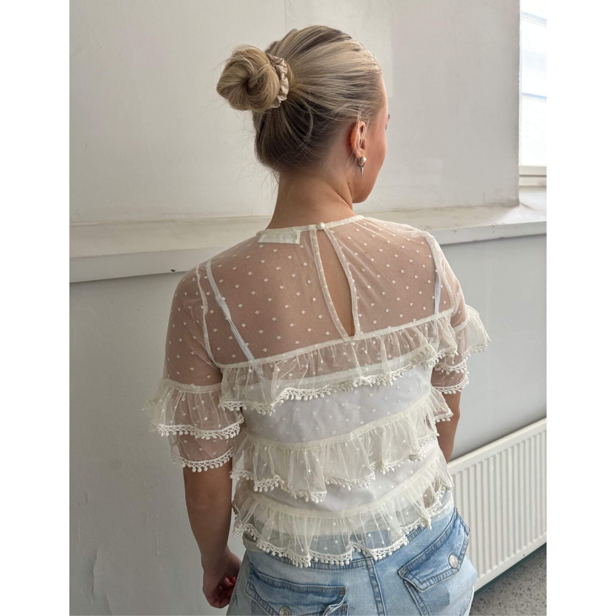 Amanda top By Olivia - White