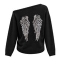 Angel wing sweater