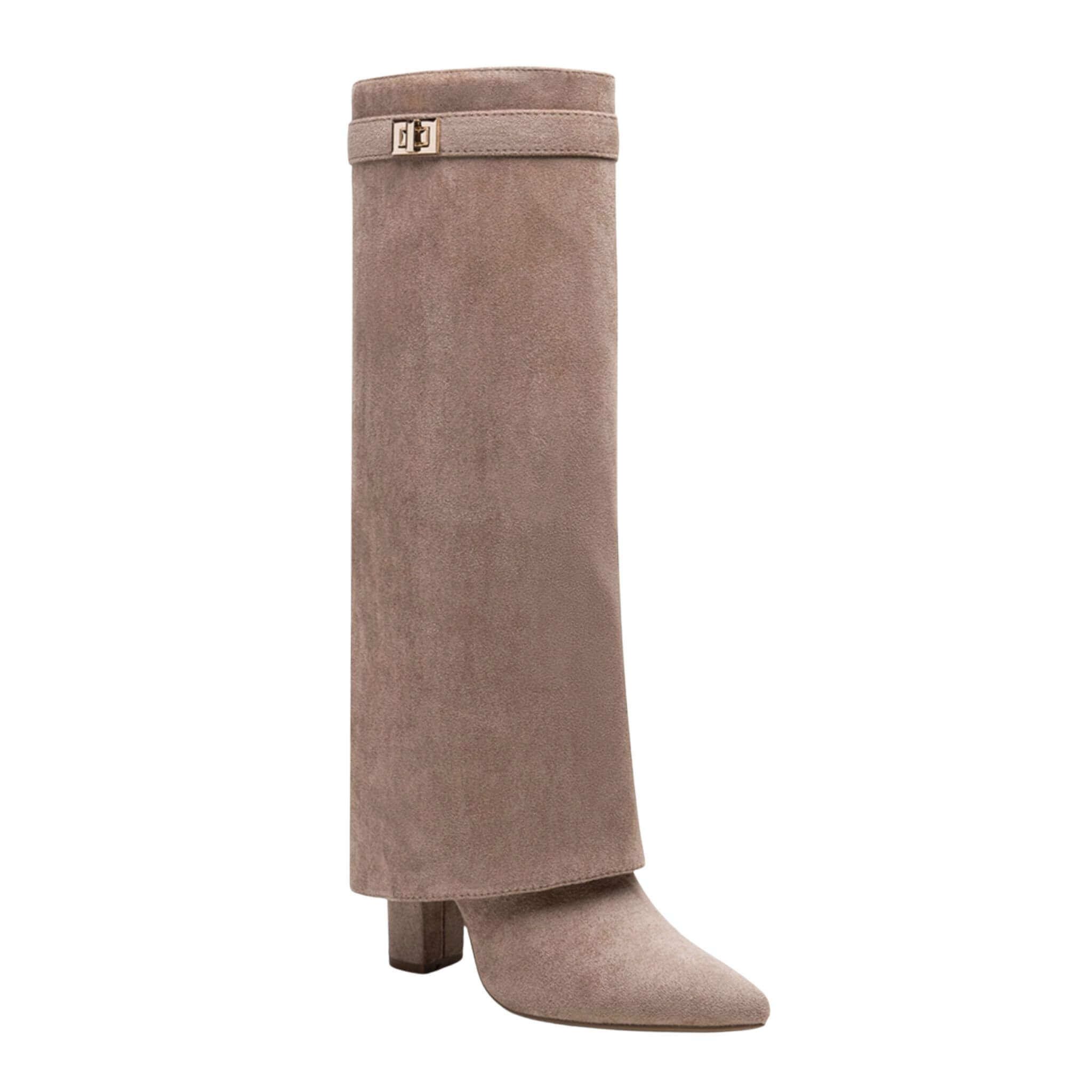 Charlotte Boots Beige - By Olivia