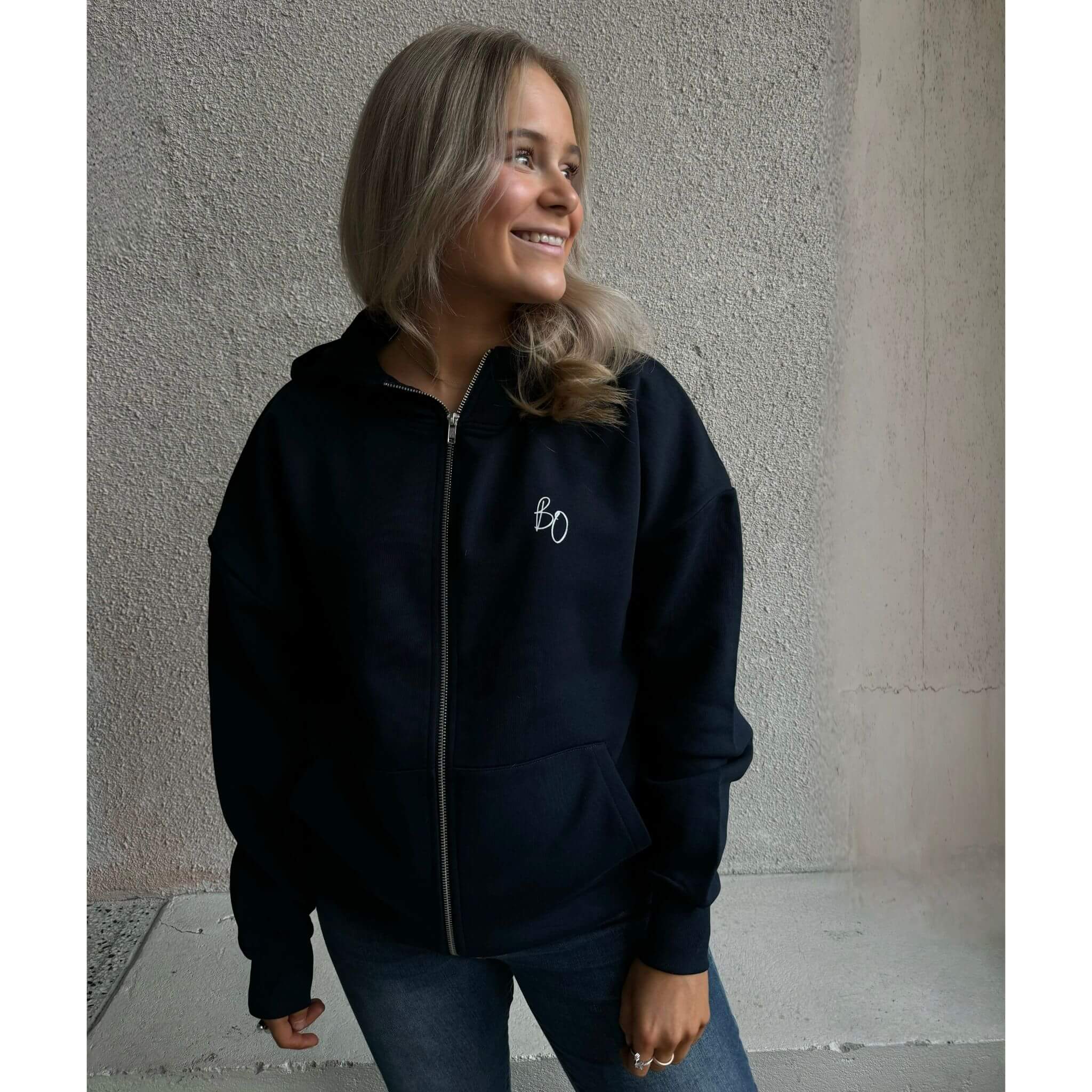 Angel Zip Hoodie By Olivia