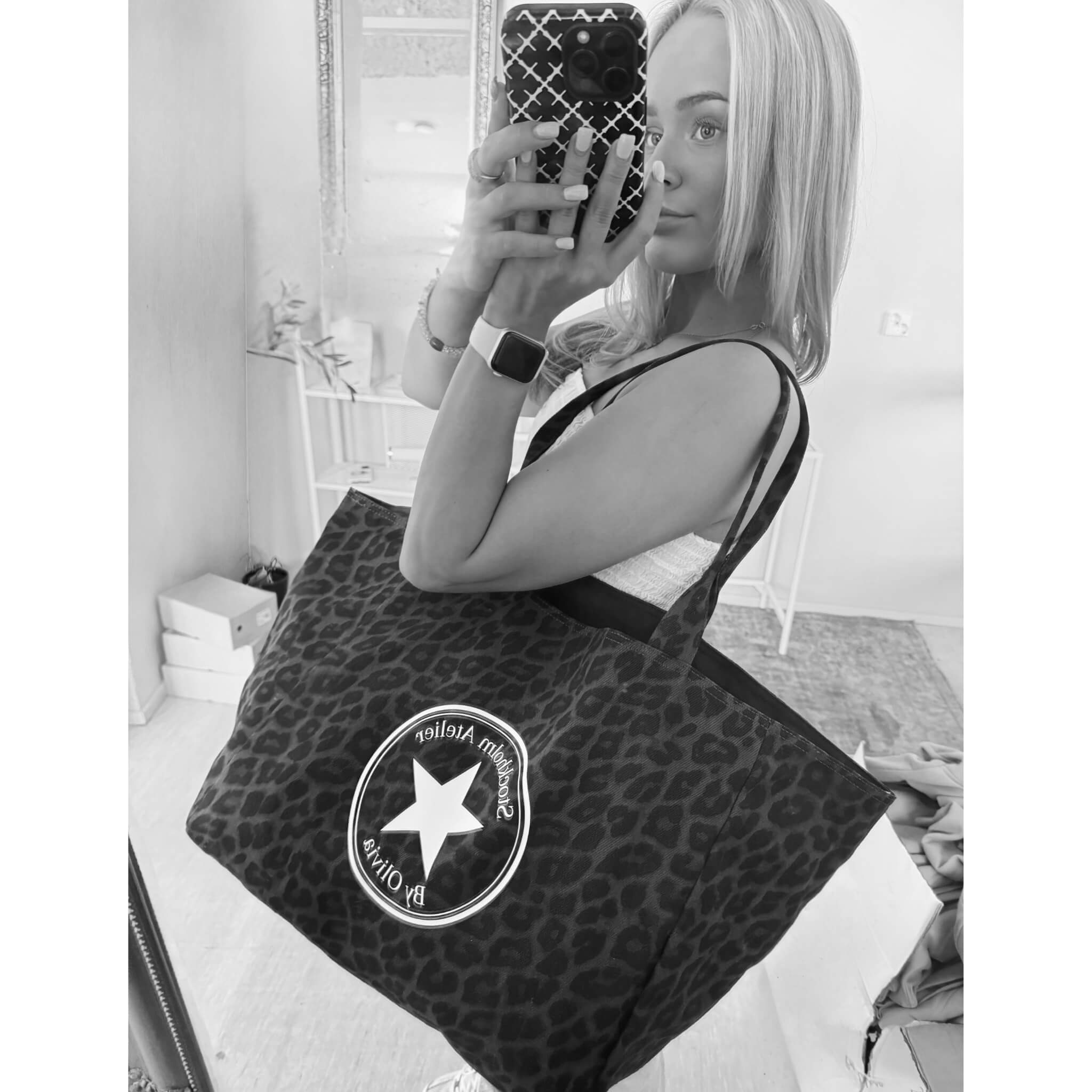 Leopard tote bag By Olivia