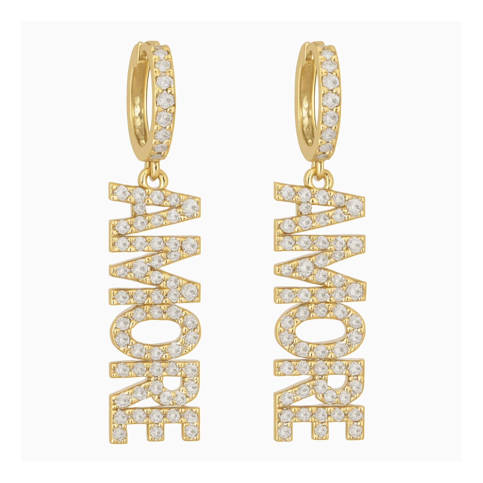 Amore Earrings By Olivia - Gold