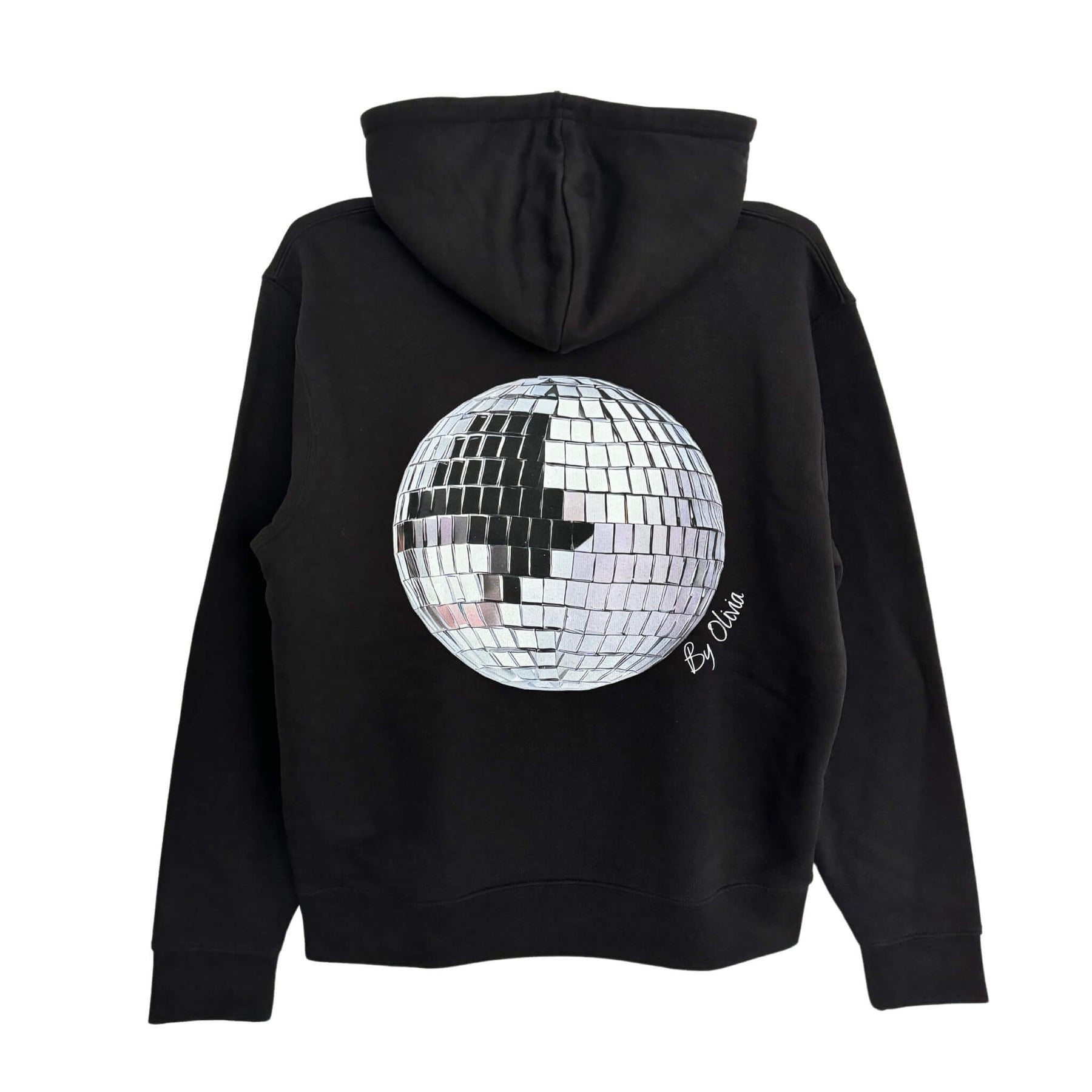 UNISEX ’DISCO’ PRINT BADGE HOODIES