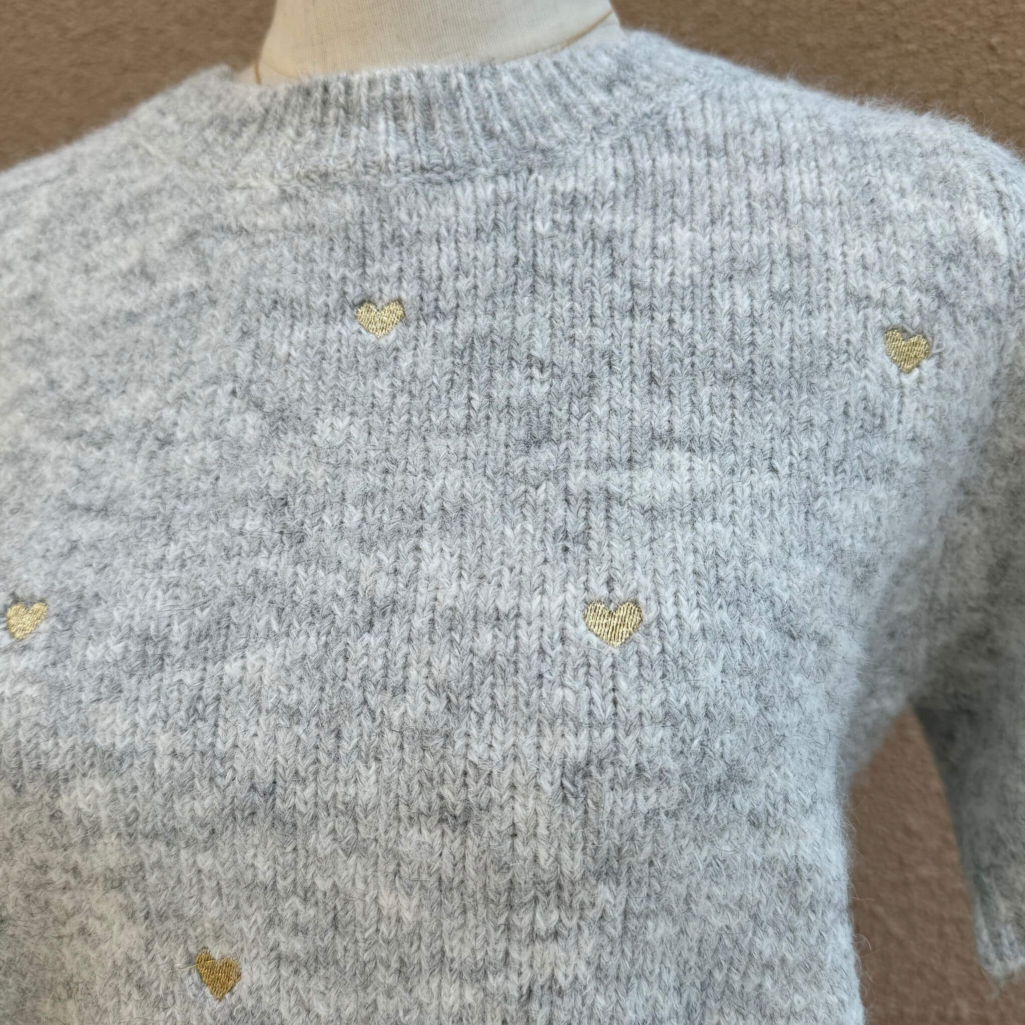 Heart Knitted Sweater