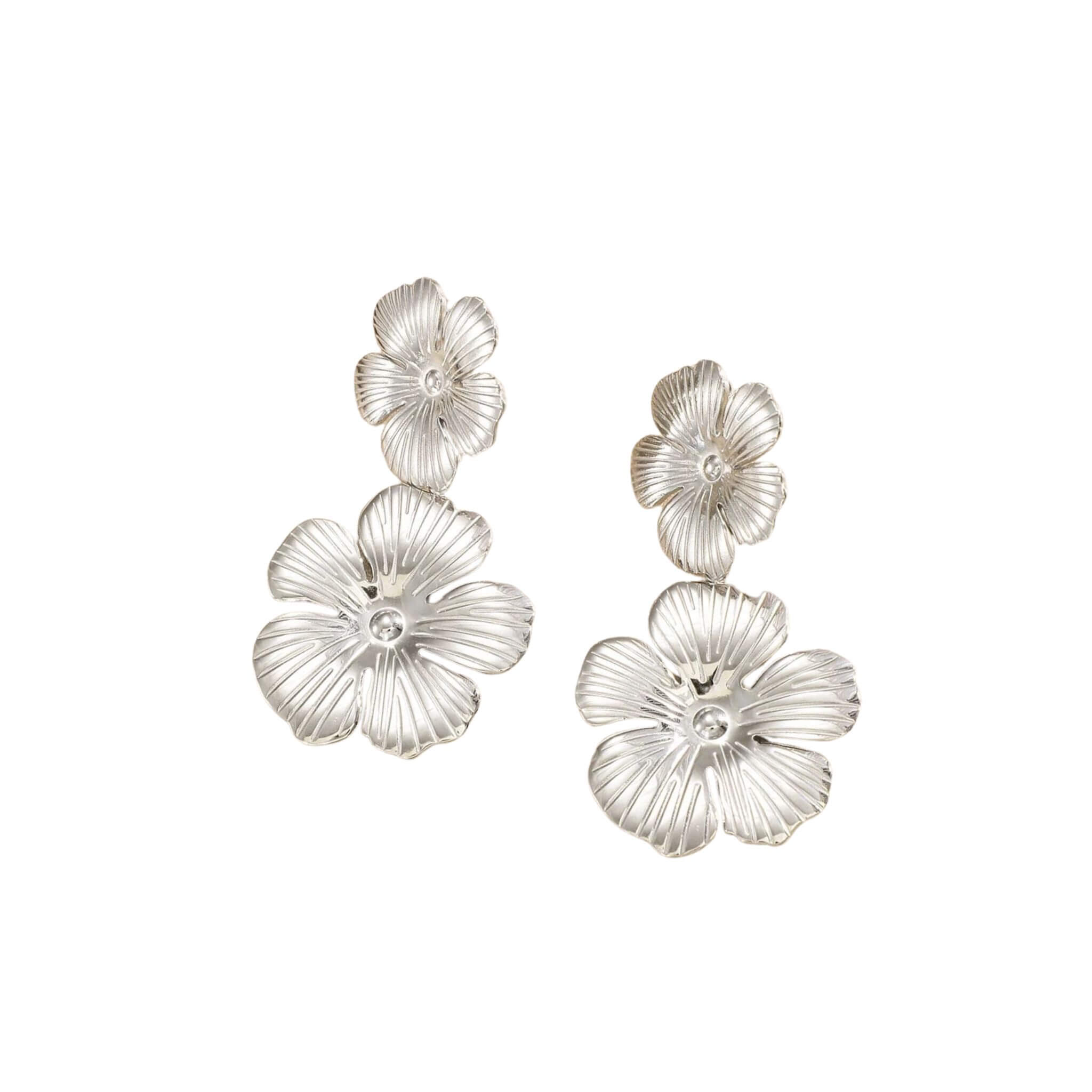 Selena Earrings By Olivia - Silver