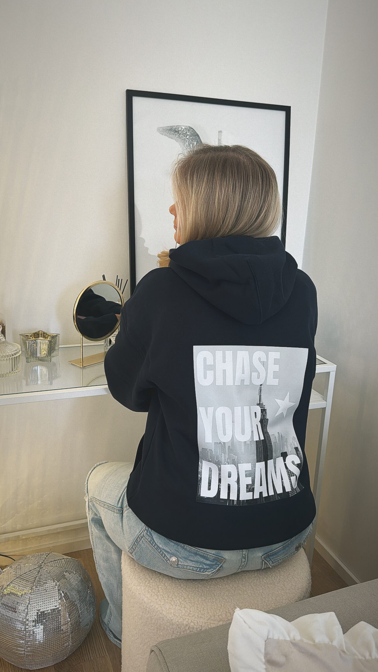 Chase Your Dreams Oversized Hoodie By Olivia