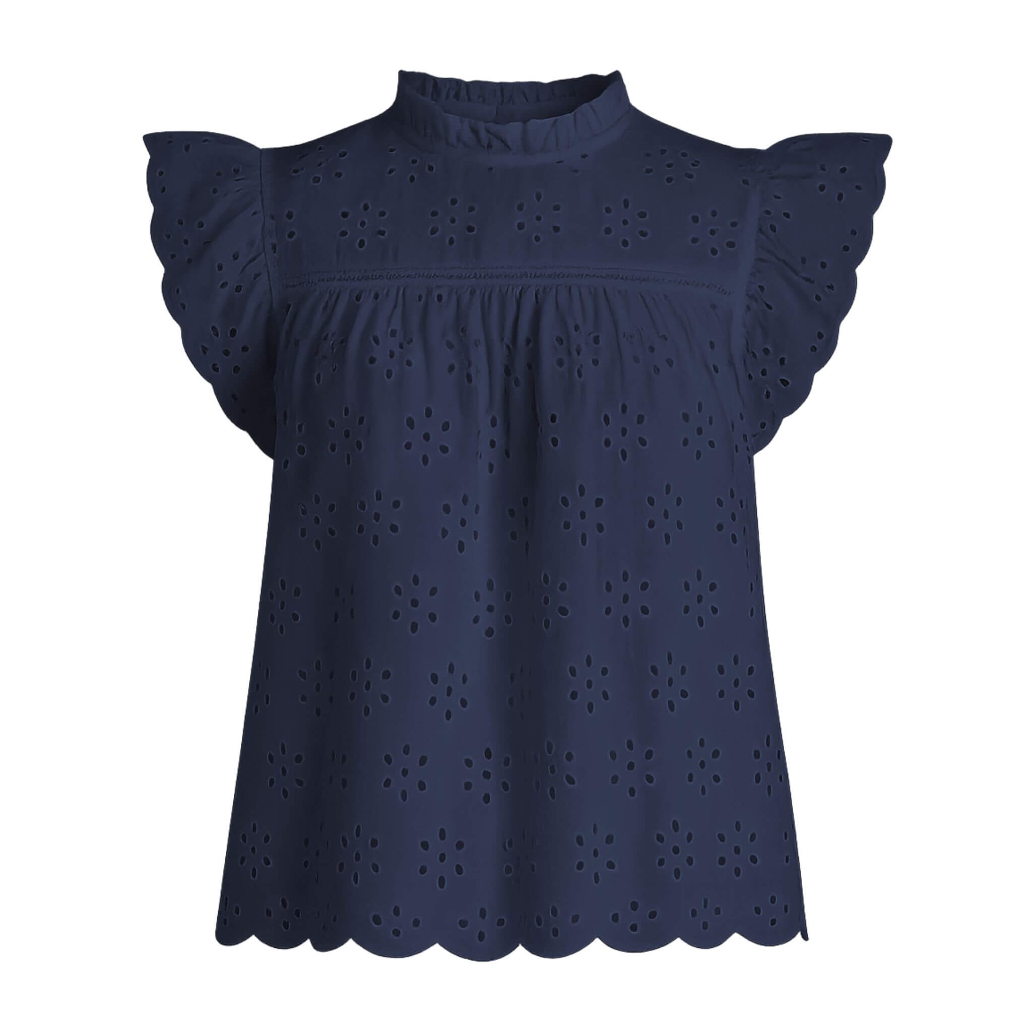 Alva top By Olivia - Navy
