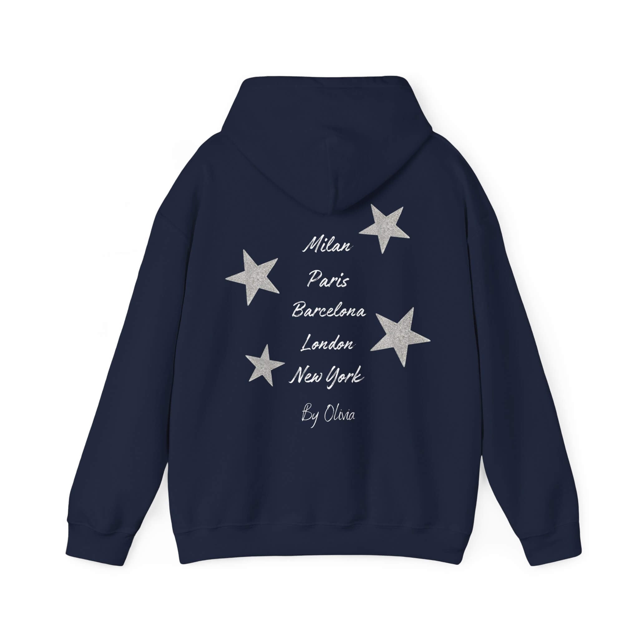 Cities Hoodie By Olivia Navy