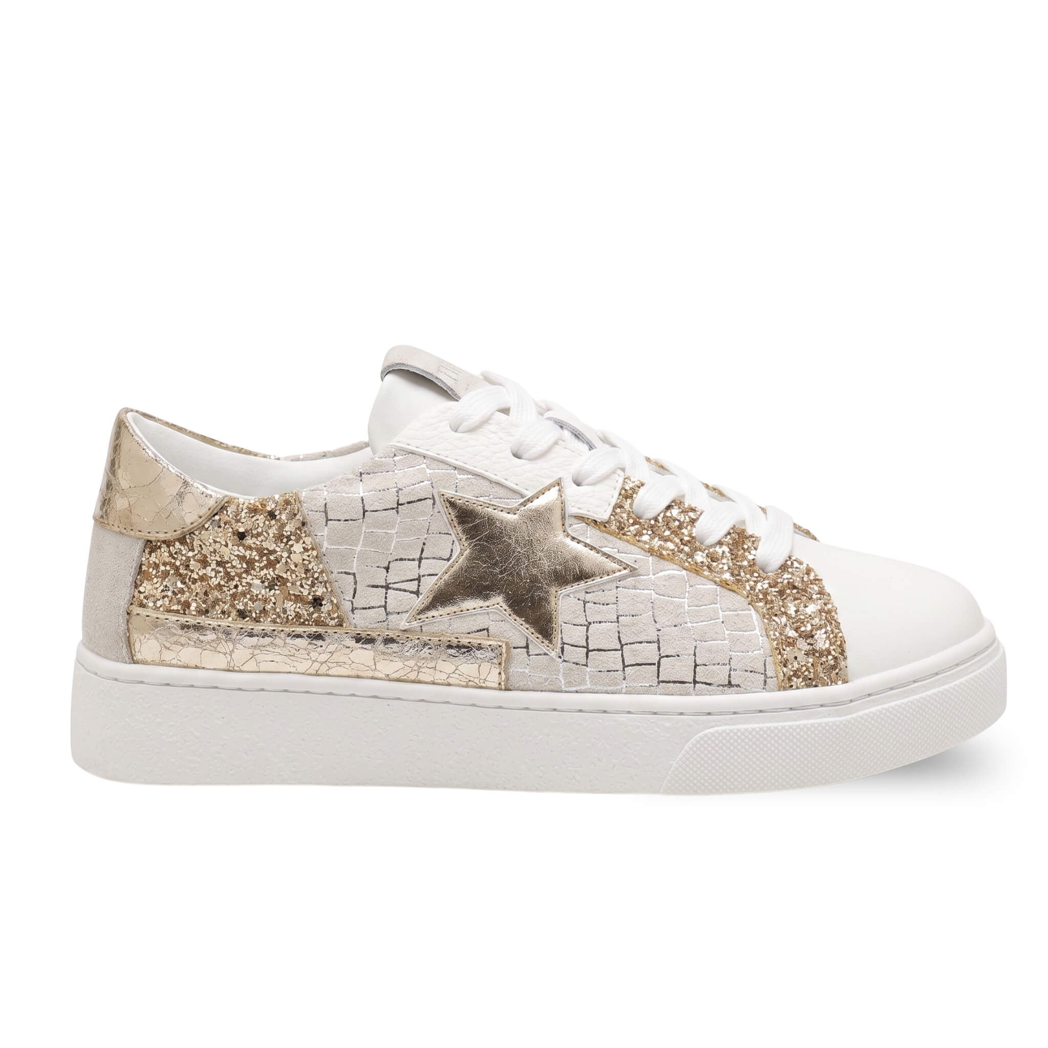 Golden Star Sneakers By Olivia