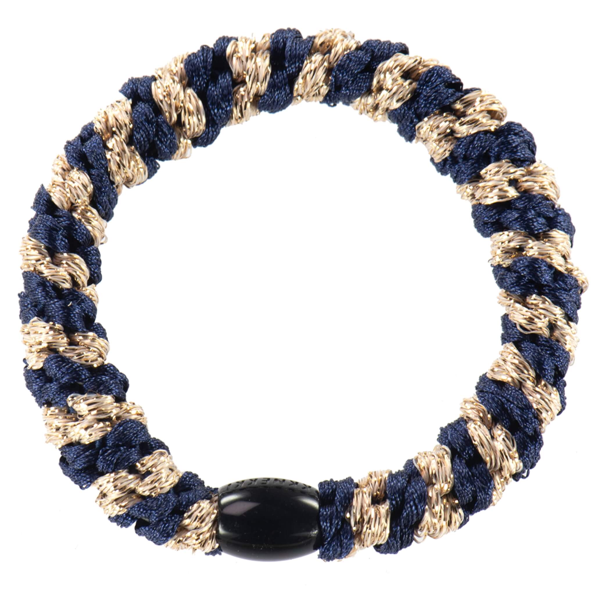 KKNEKKI Navy Gold Glitter Stripe By Olivia