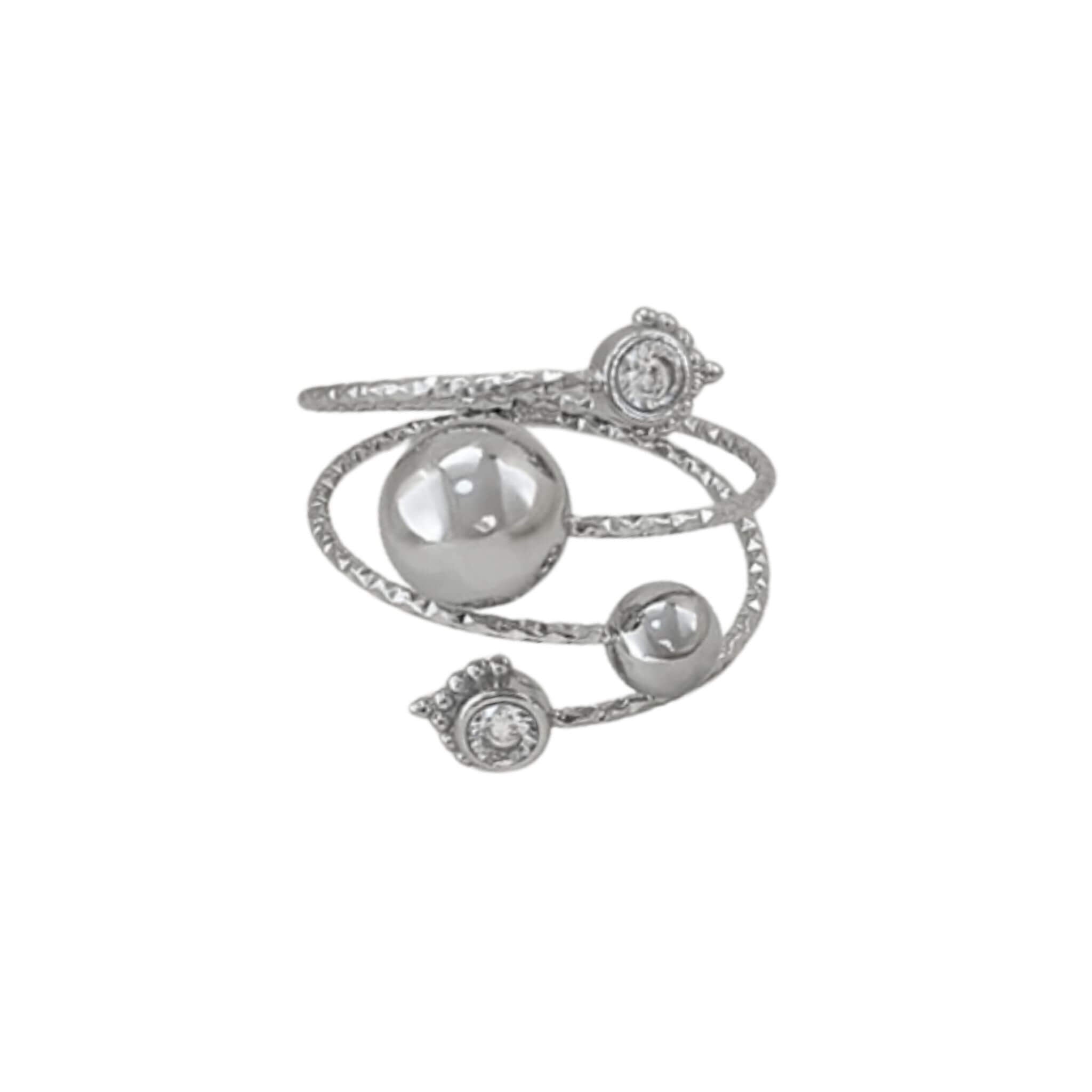Livia Ring Silver - By Olivia