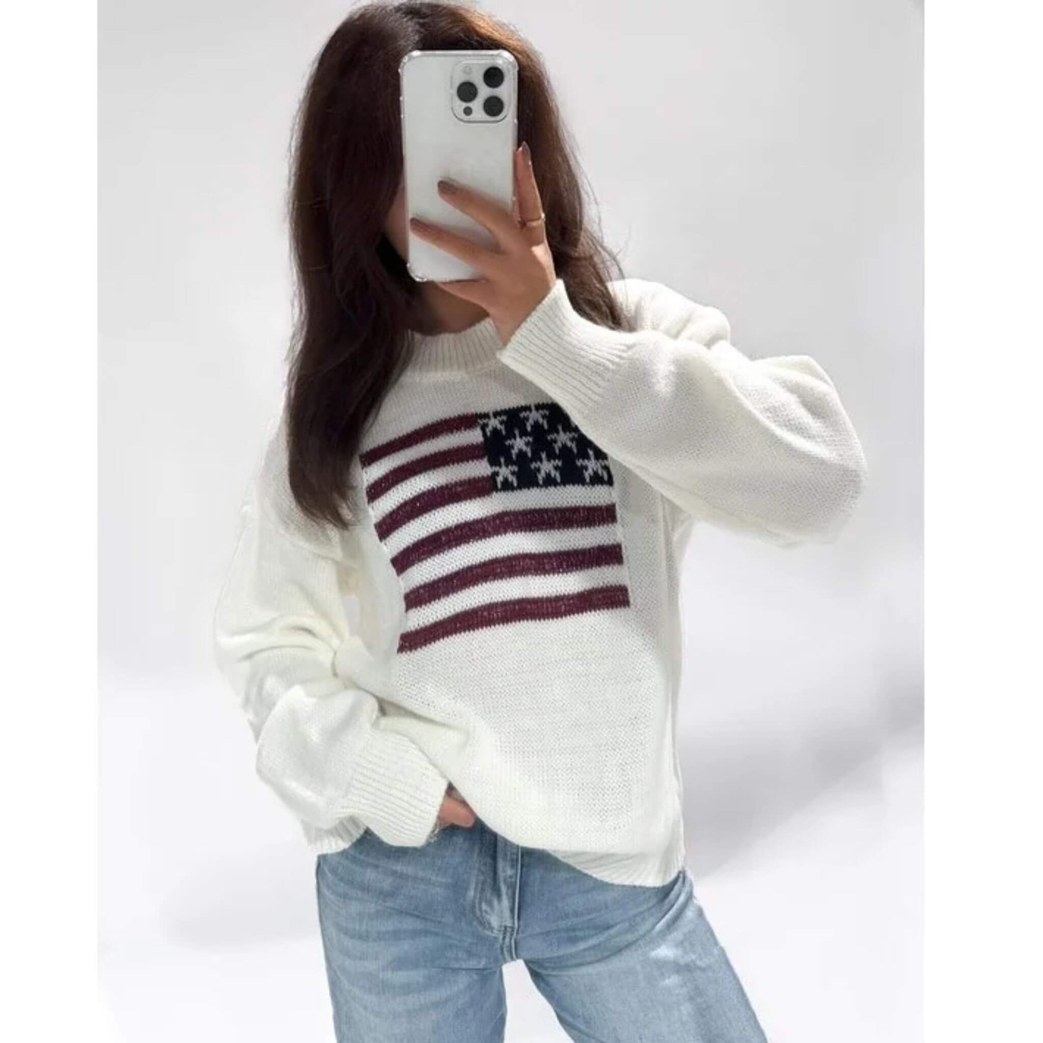 USA Sweater By Olivia