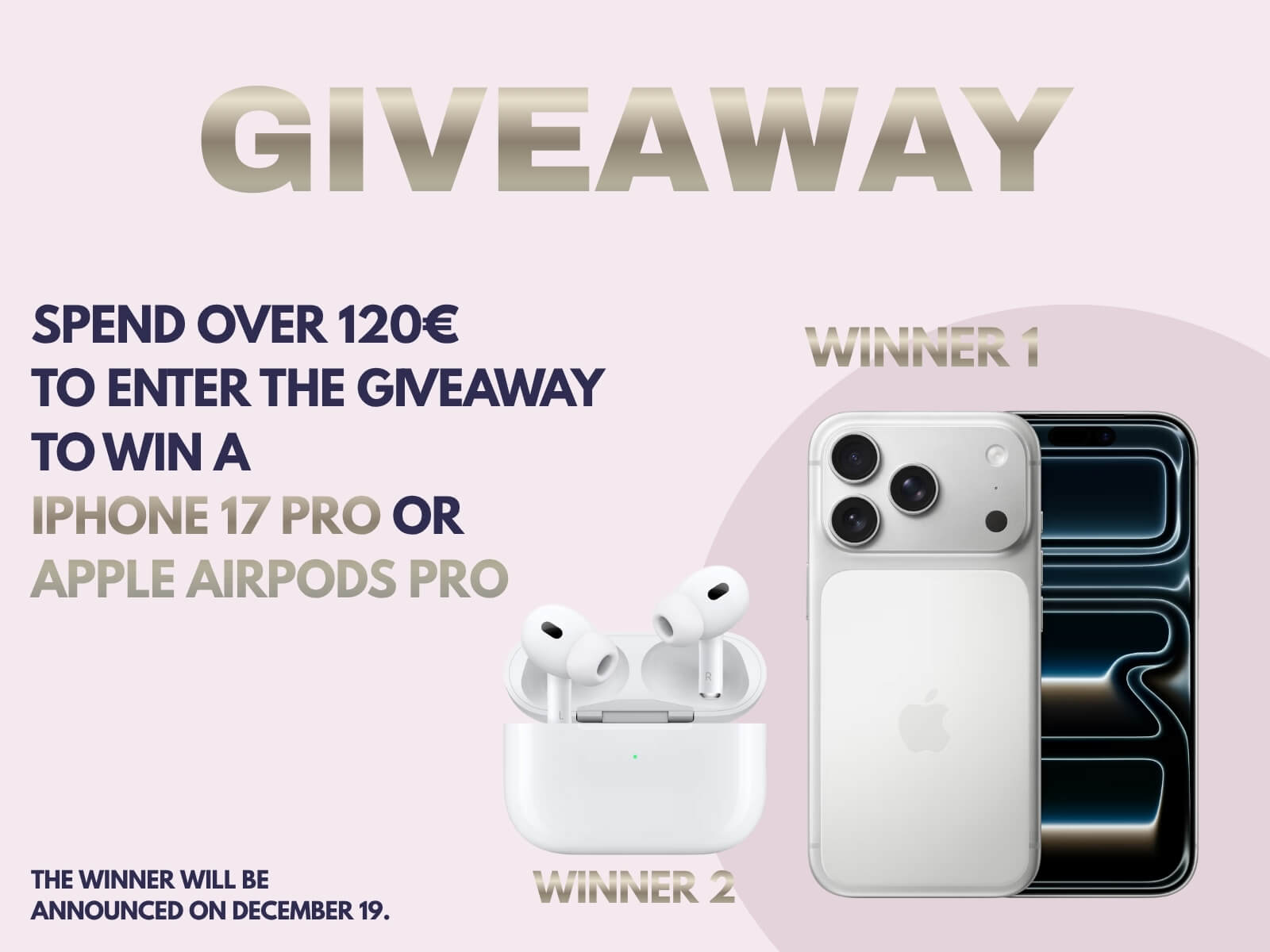 Giveaway iPhone 17 Pro and Apple AirPods Pro - By Olivia
