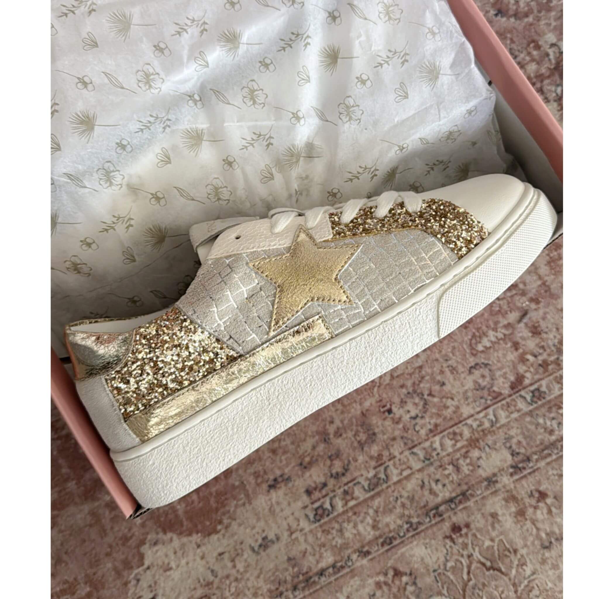 Sparkle star sneakers By Olivia 