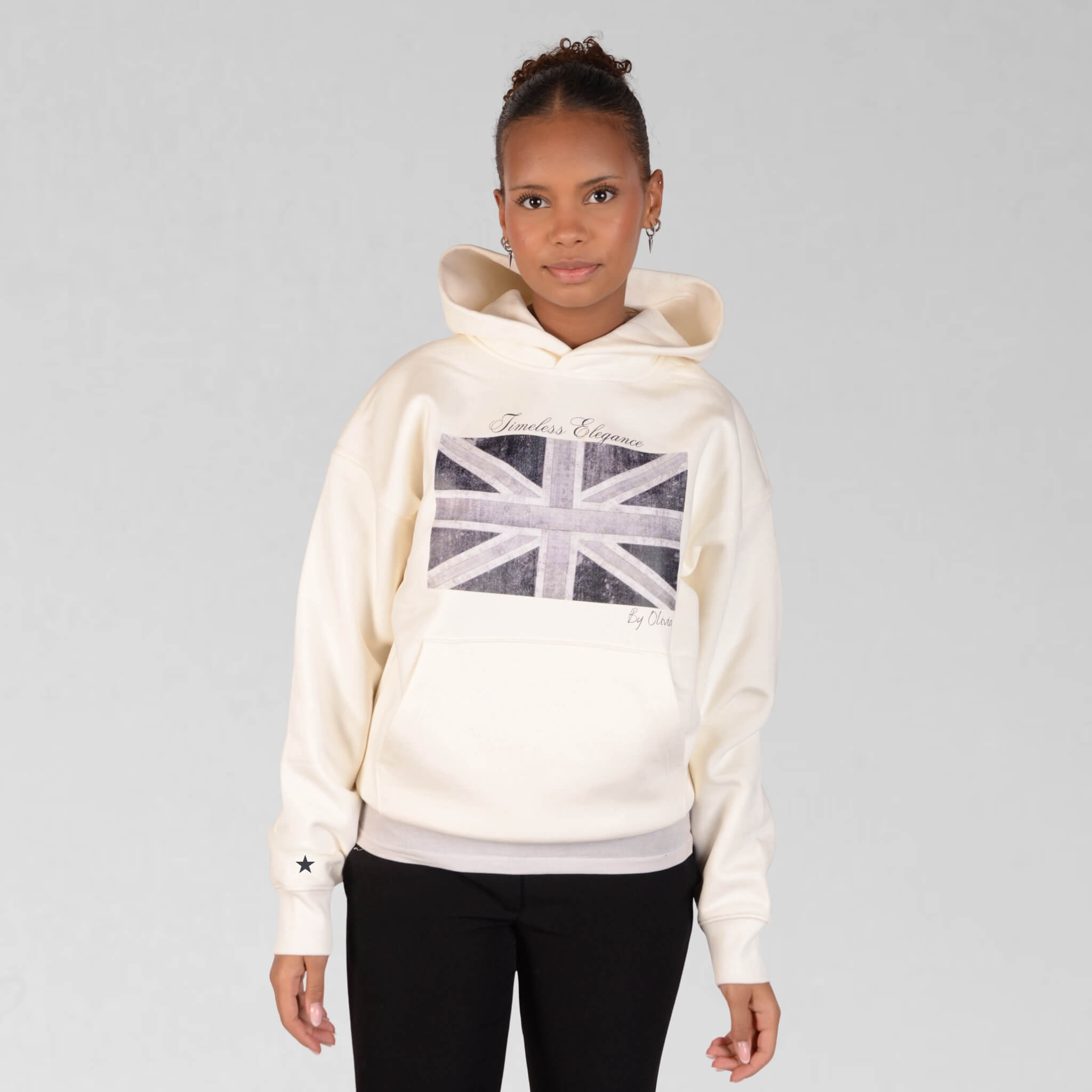 Timeless Elegance Oversized Hoodie By Olivia