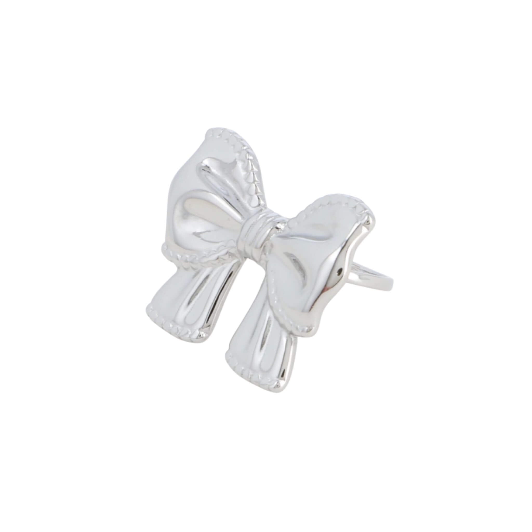 Bow ring By Olivia - Silver