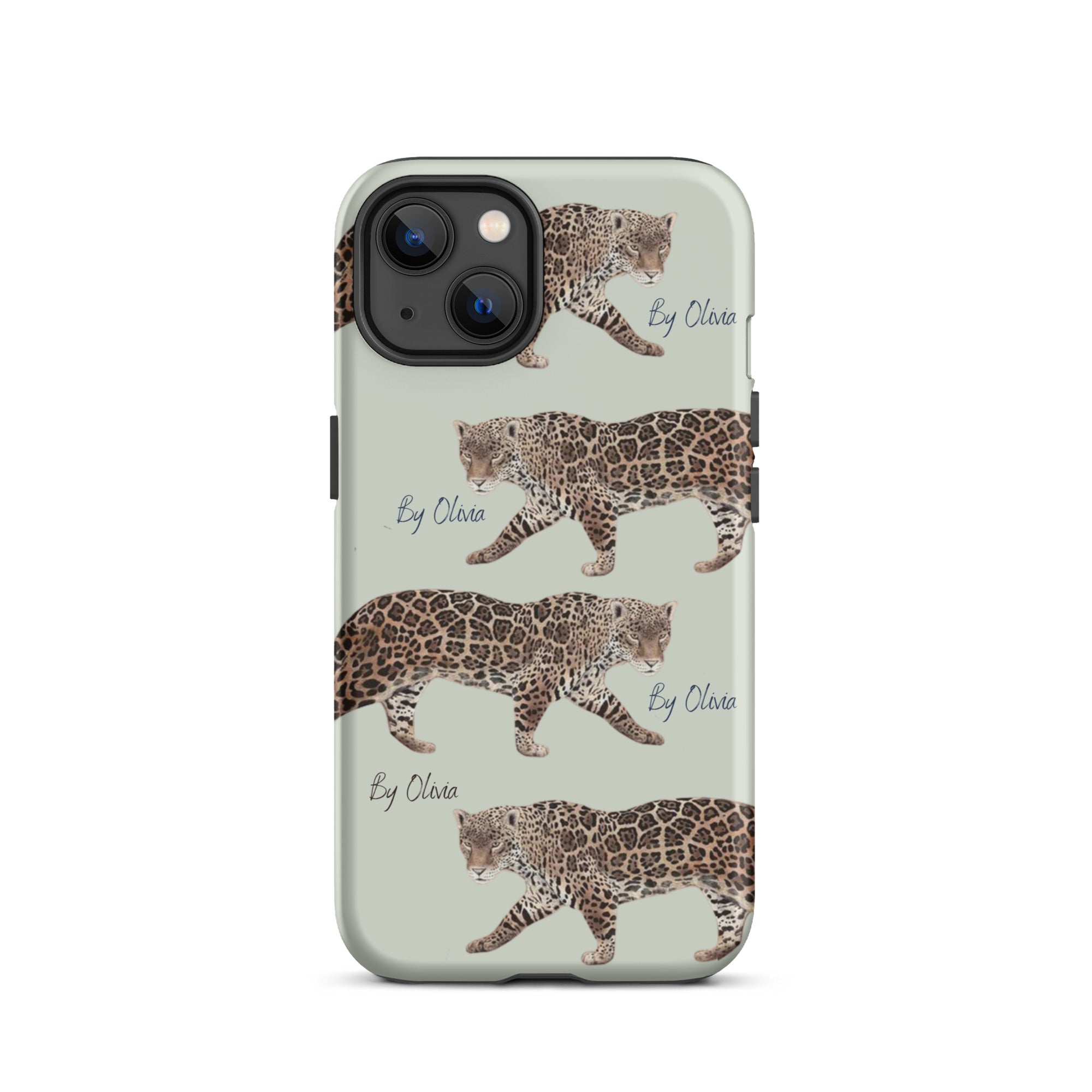 Green Leopard Case for iPhone® By Olivia